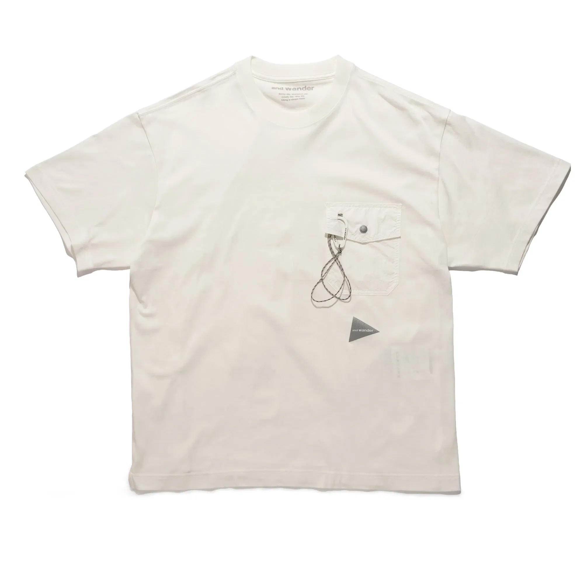 and wander Pocket Tee White 5746984075-031