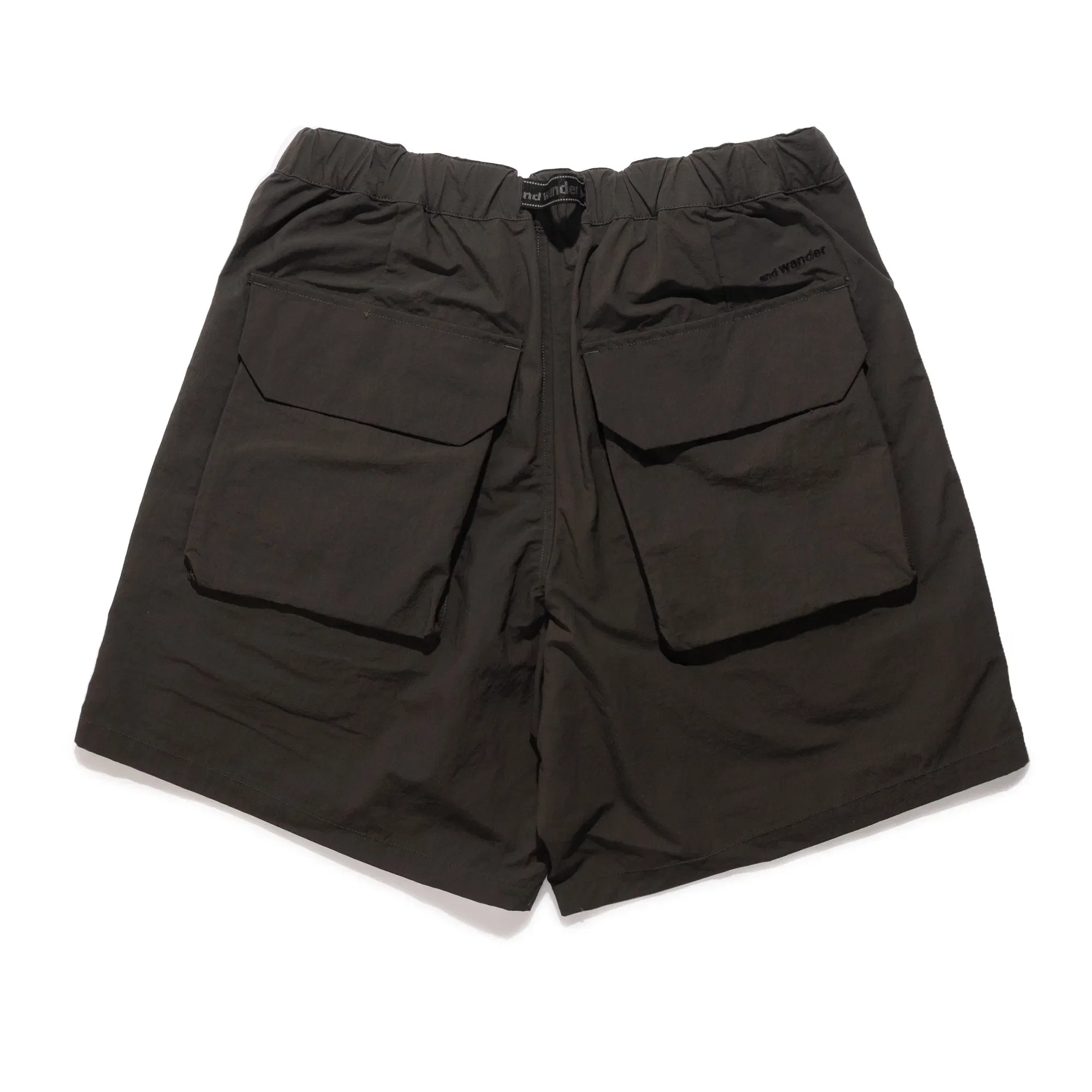 and wander Twill Shorts Charcoal 5746182046-022