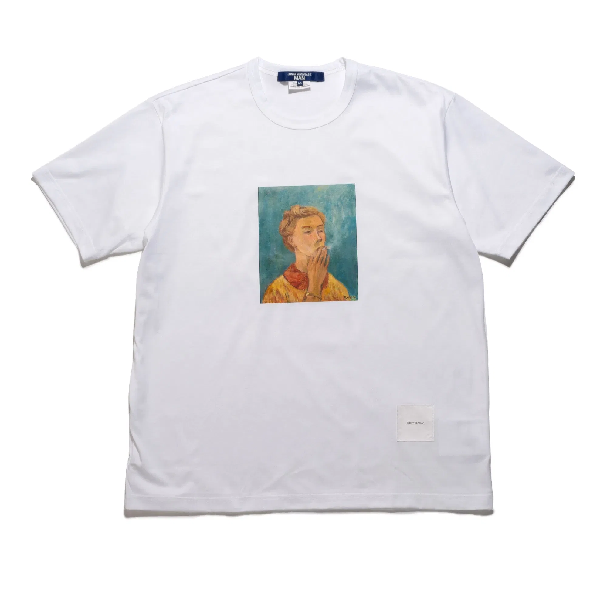 Junya Watanabe JWM Tove Jansson Cotton Tee White WQ-T002-051-1