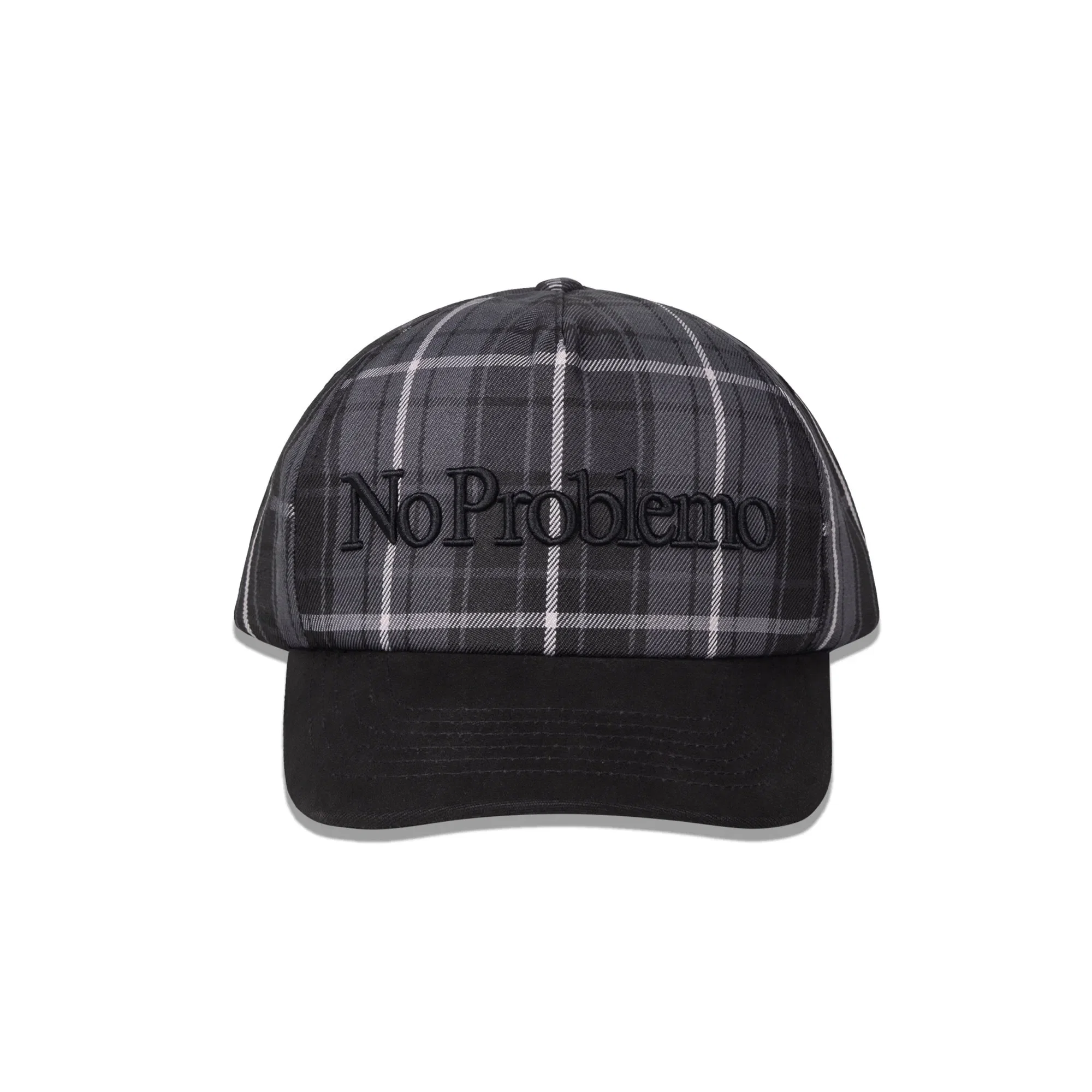 No Problemo Plaid Cap Black NP9000305