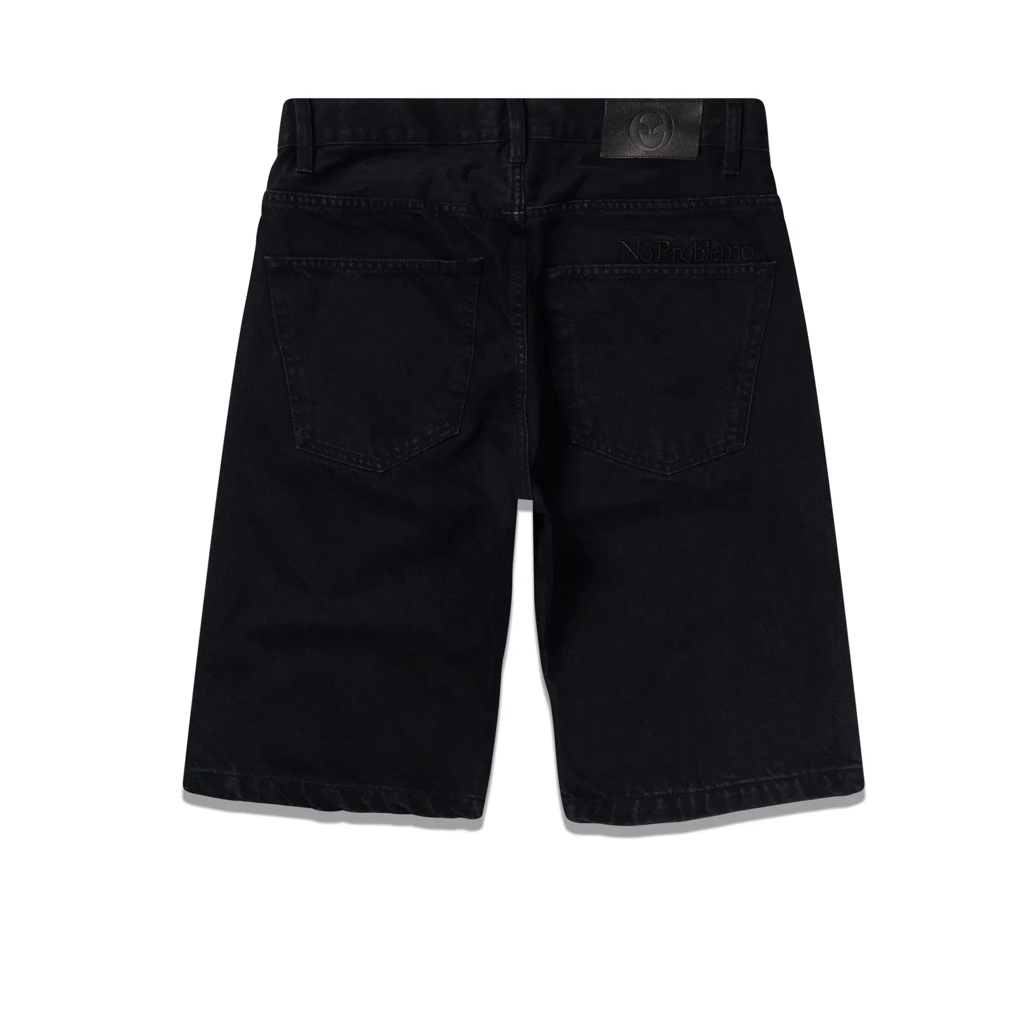 NO PROBLEMO Denim Bagi Shorts Black NP3021105
