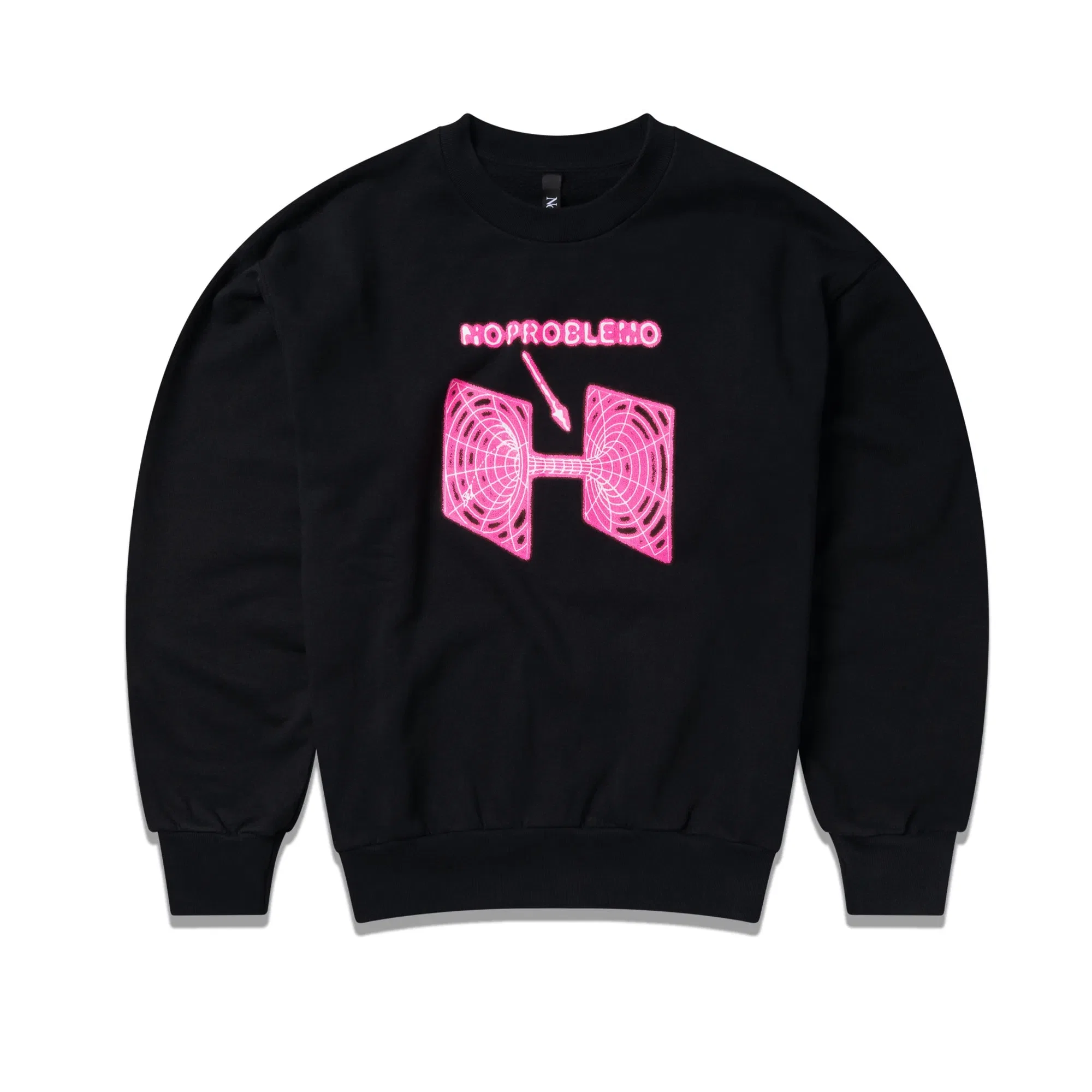 NO PROBLEMO Wormhole Sweatshirt Black NP2000705