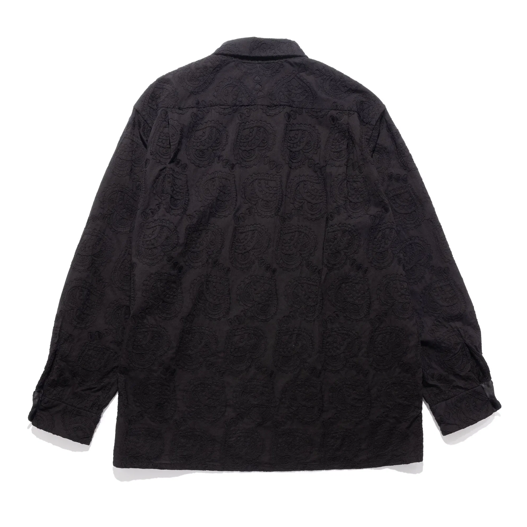 Engineered Garments EG Classic Shirt Black Paisley Embroidery 25F1A005