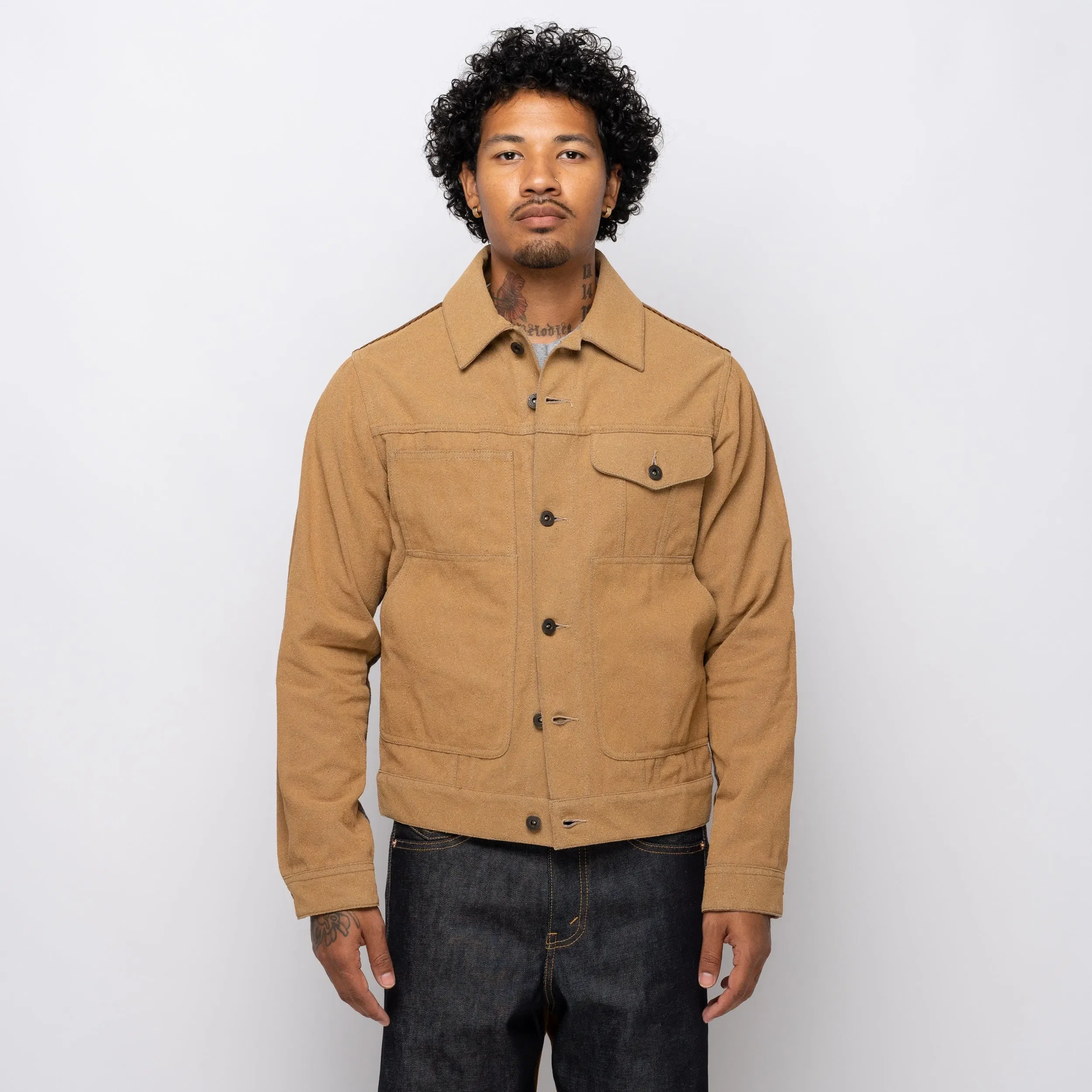 Junya Watanabe JWM Plaid Work Jacket Brown WP-J015-051-1