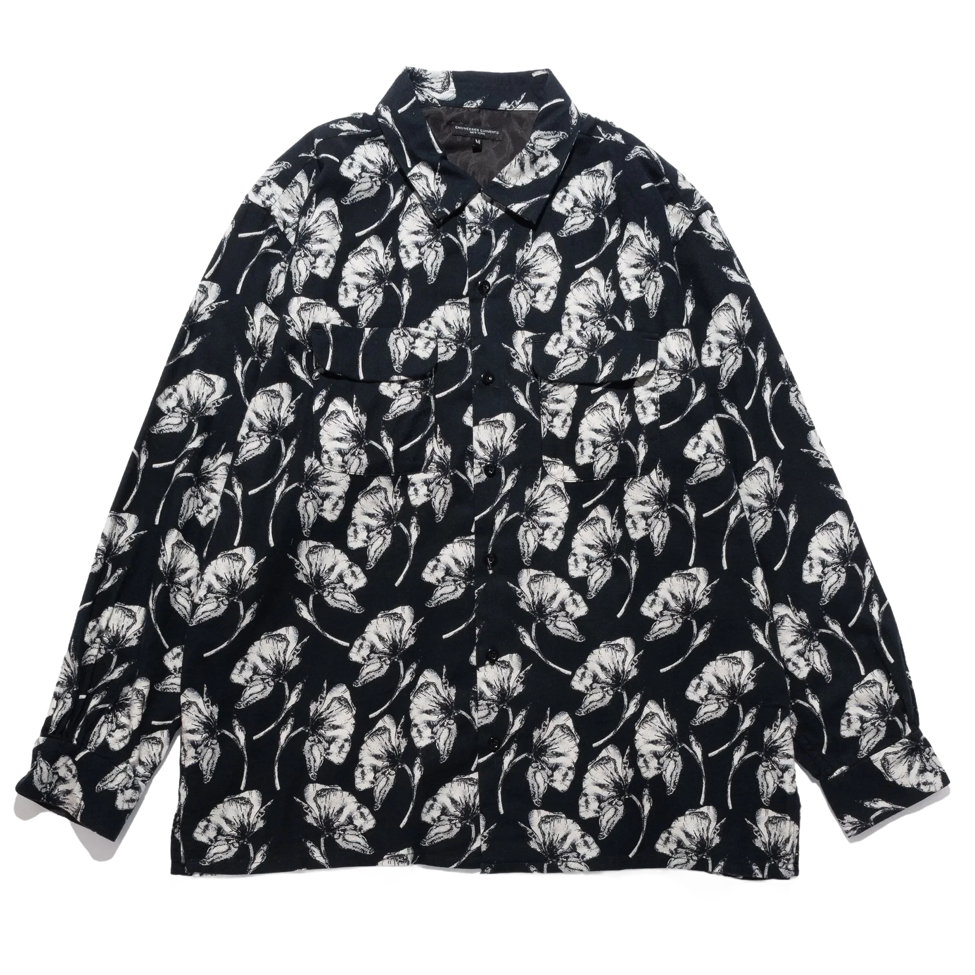 Engineered Garments EG Classic Shirt Cotton Brushed Black 25F1A005