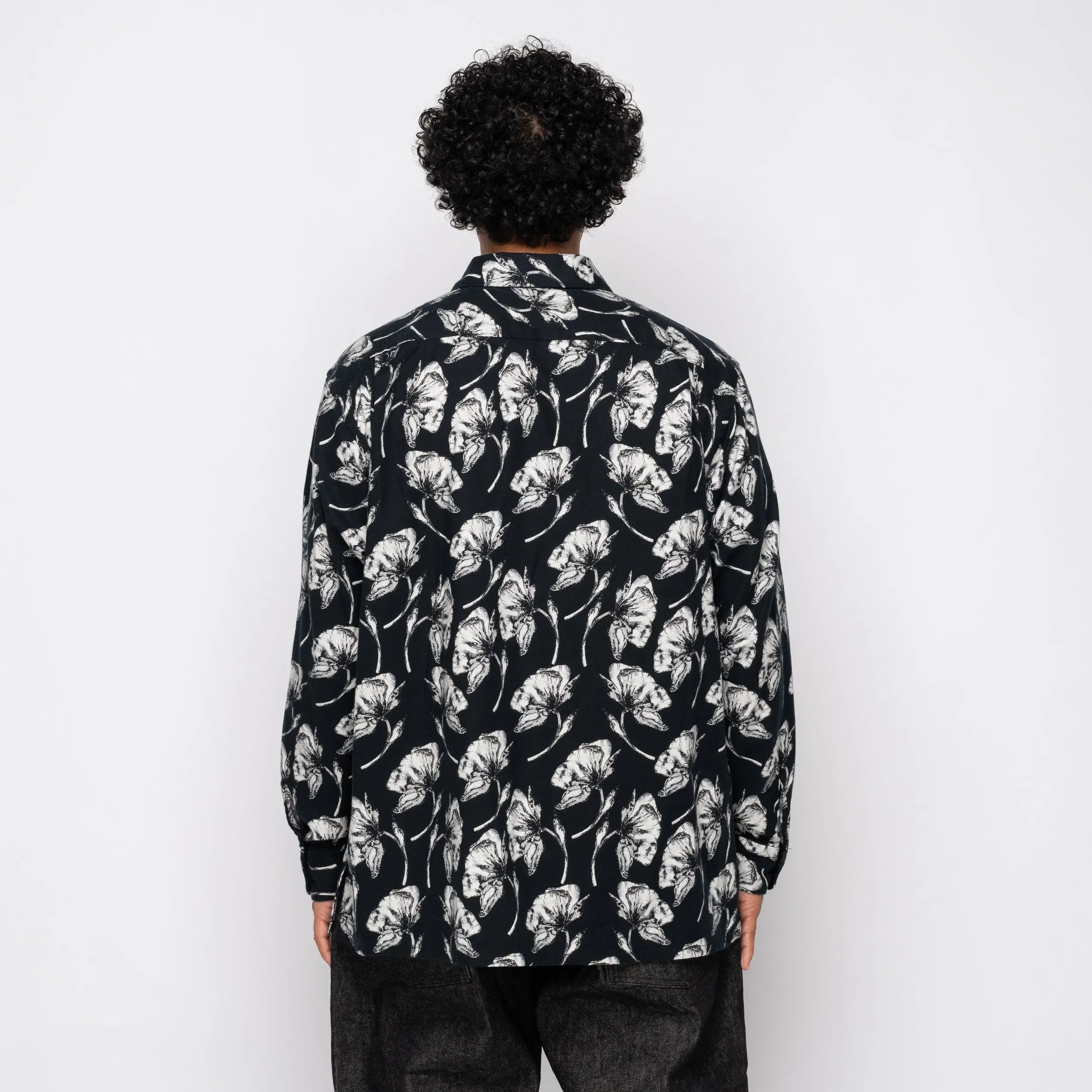 Engineered Garments EG Classic Shirt Cotton Brushed Black 25F1A005
