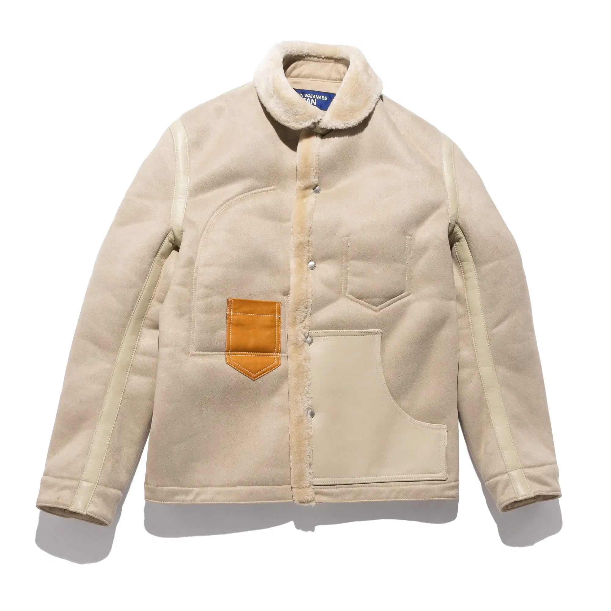 Junya Watanabe JWM Shearling Work Jacket Beige WP-J025-051-1