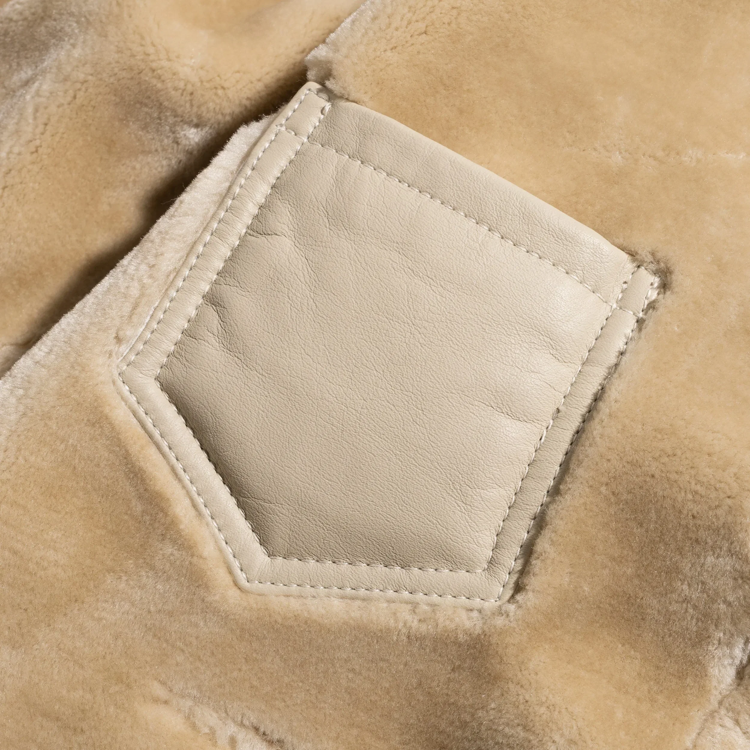 Junya Watanabe JWM Shearling Work Jacket Beige WP-J025-051-1