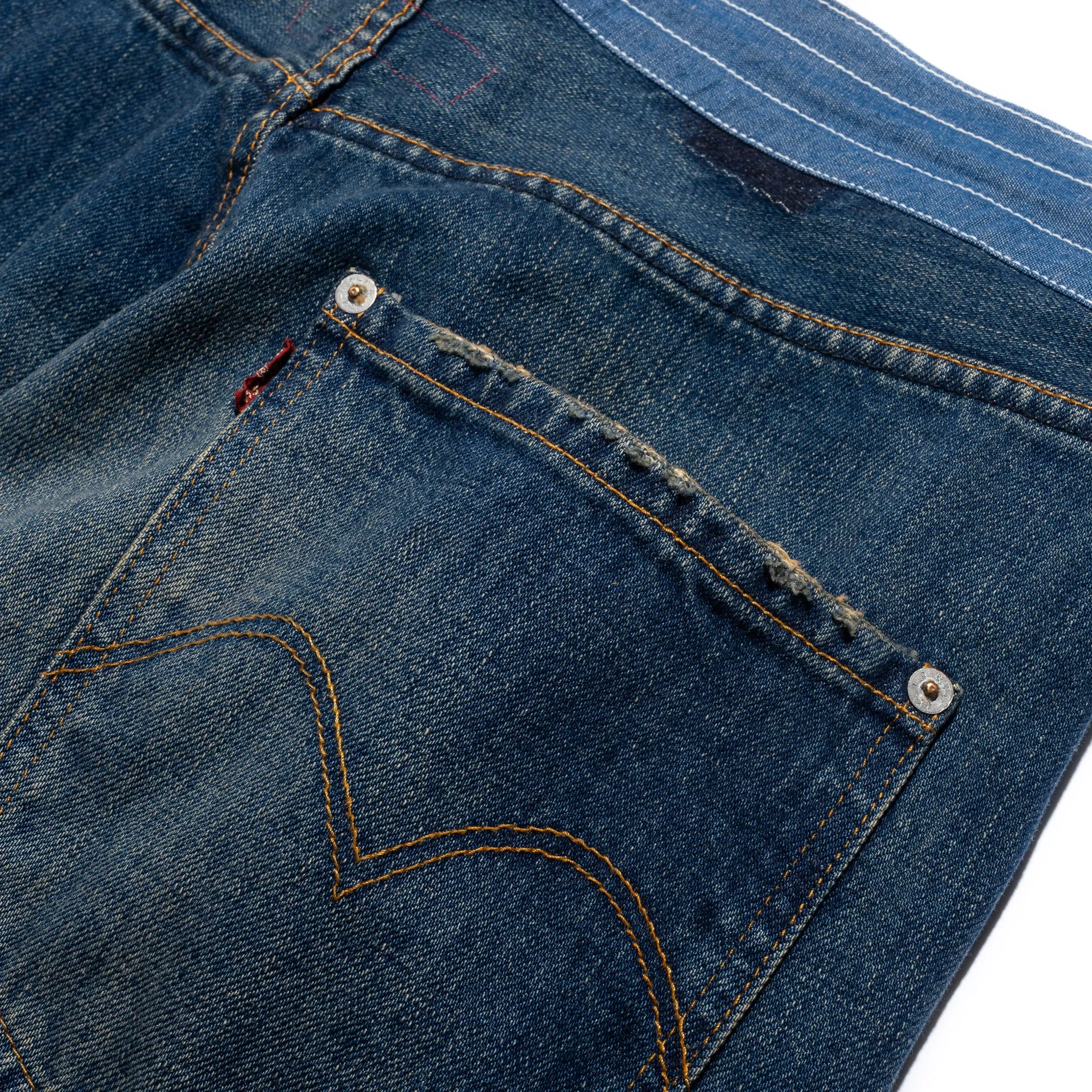 Junya Watanabe JWM x Levi's Drawstring Denim Trouser Blue WP-P219-051-1