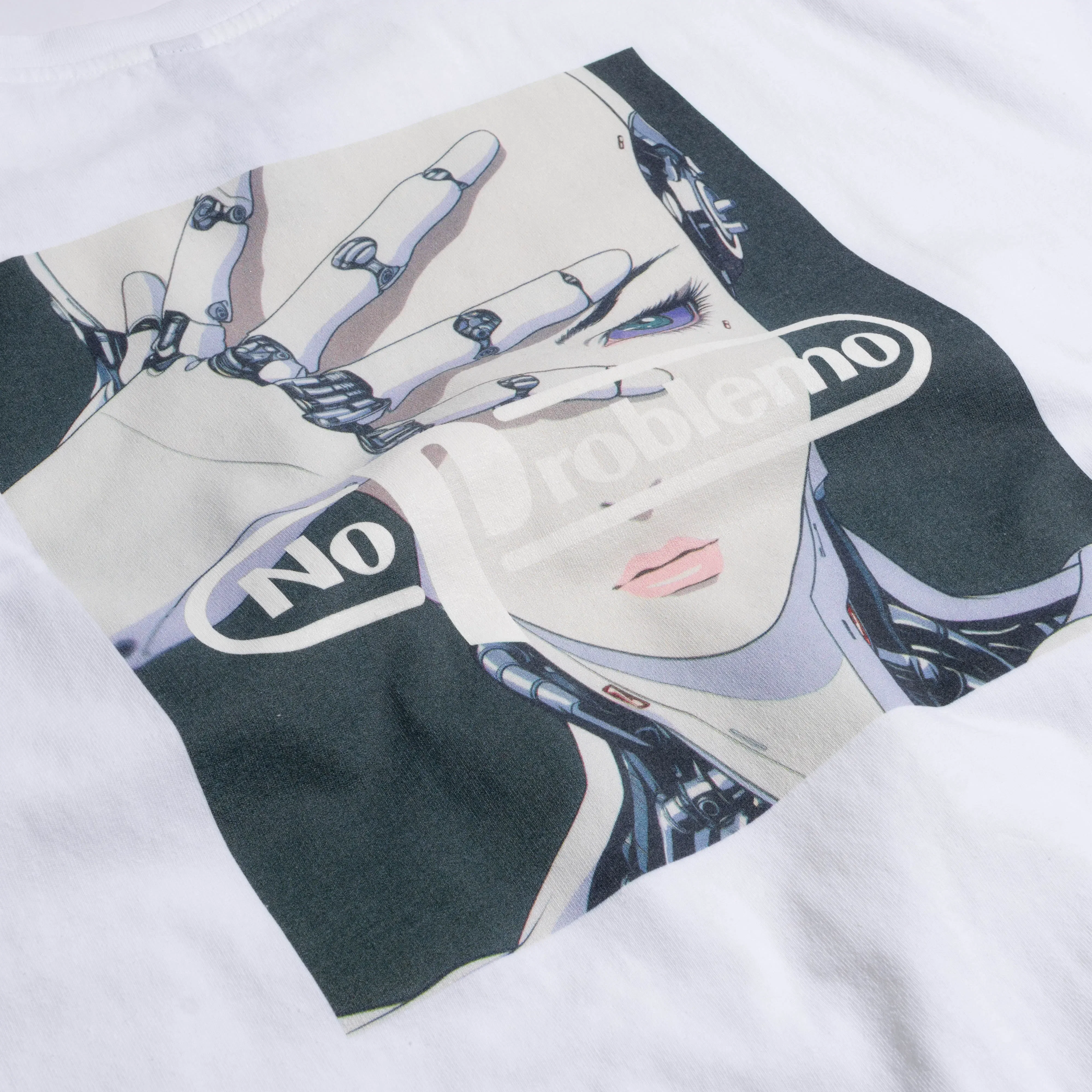 NO PROBLEMO No Limits SS Tee White NP60006