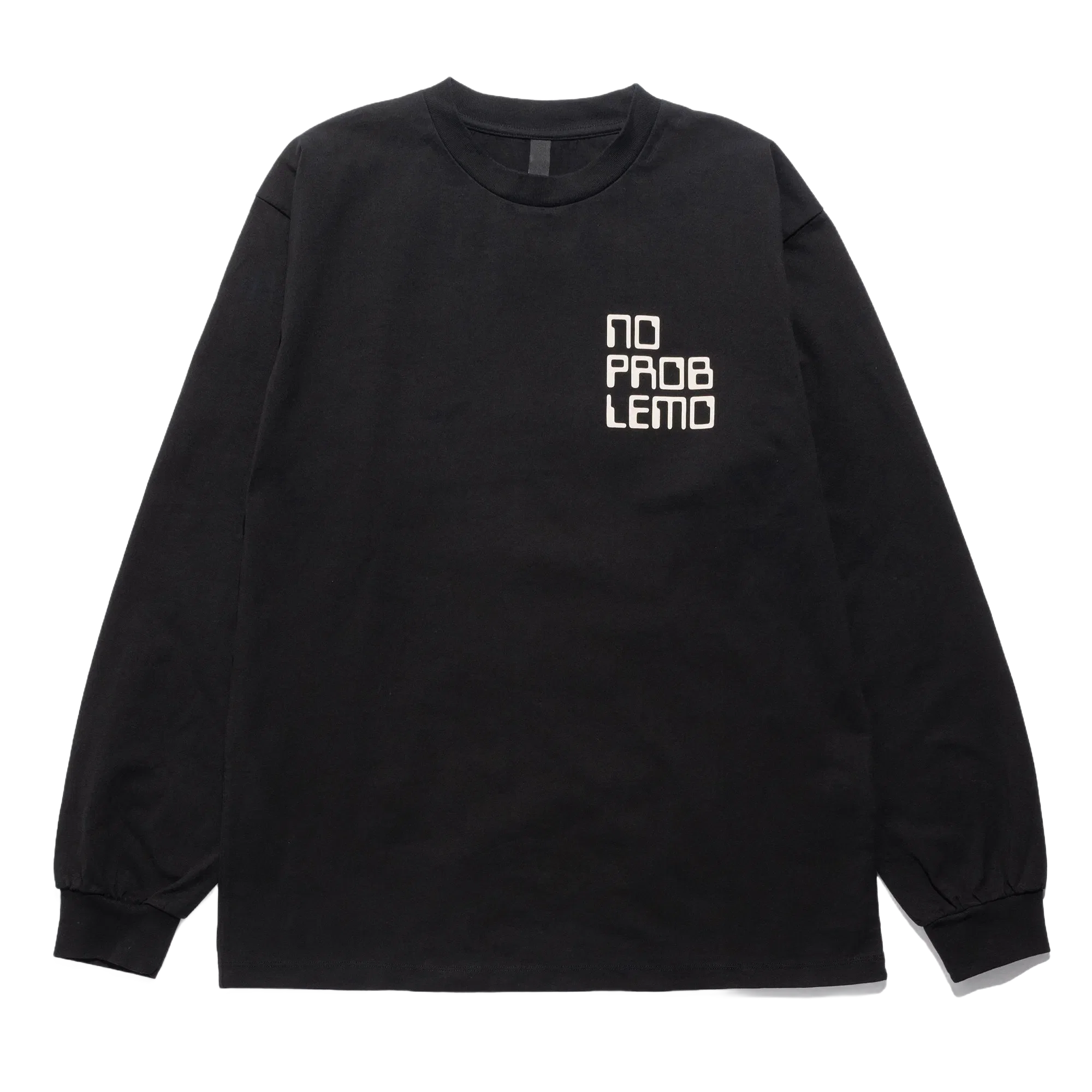 NO PROBLEMO No Vision LS Tee Black NP60023