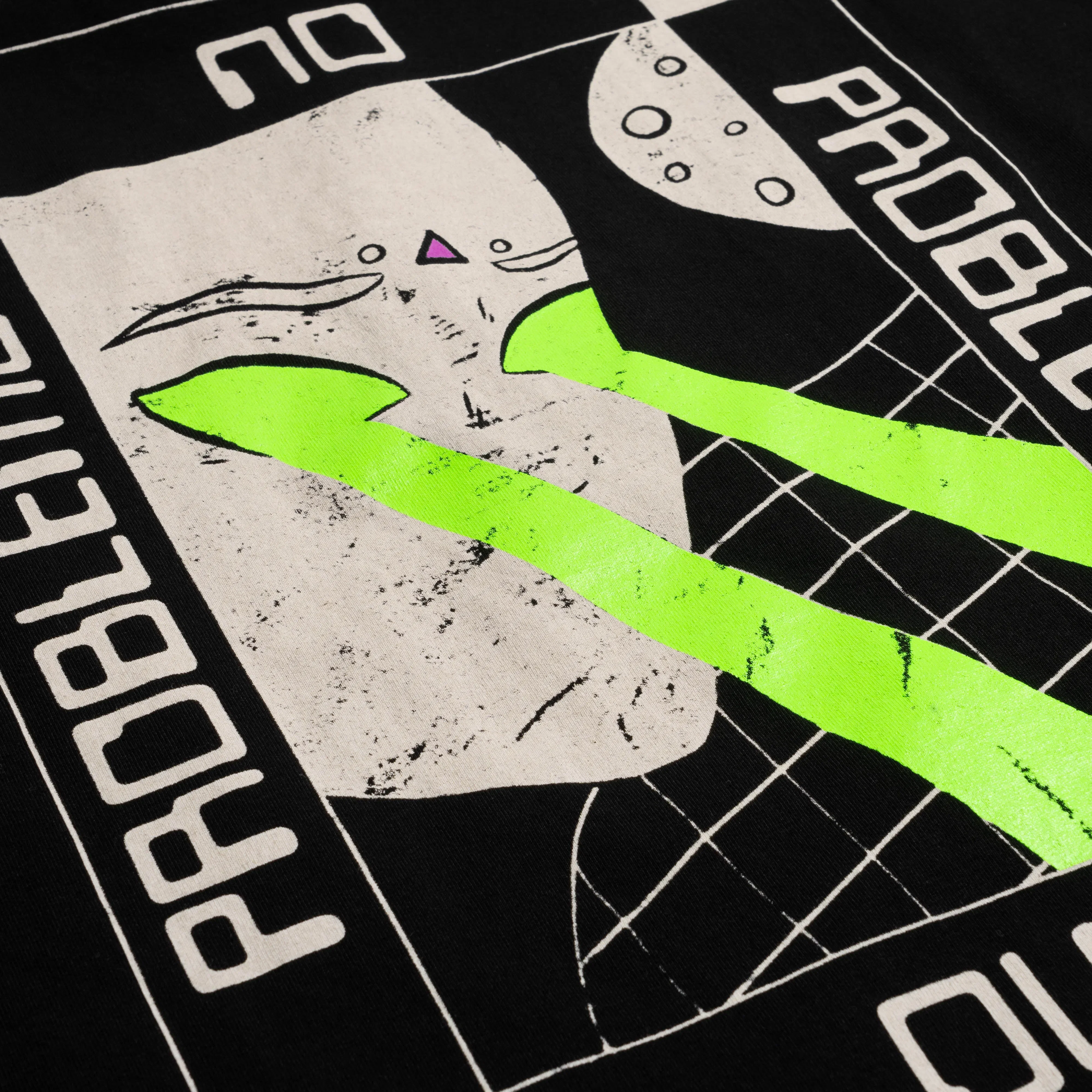 NO PROBLEMO No Vision LS Tee Black NP60023