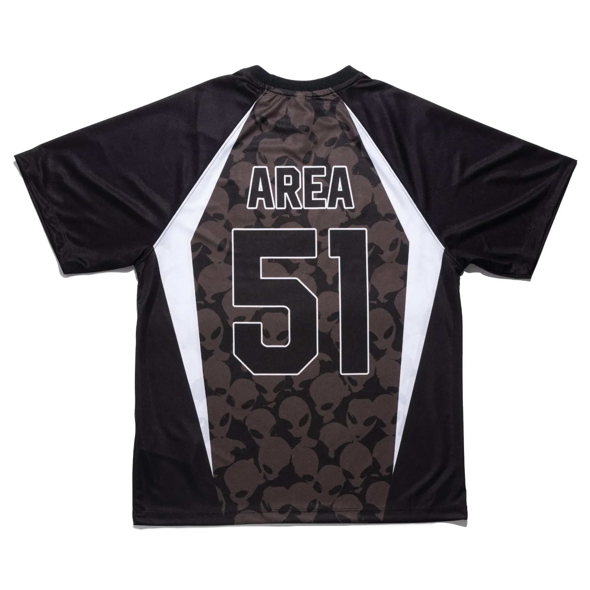 NO PROBLEMO Area 51 Football Shirt Black NP40201