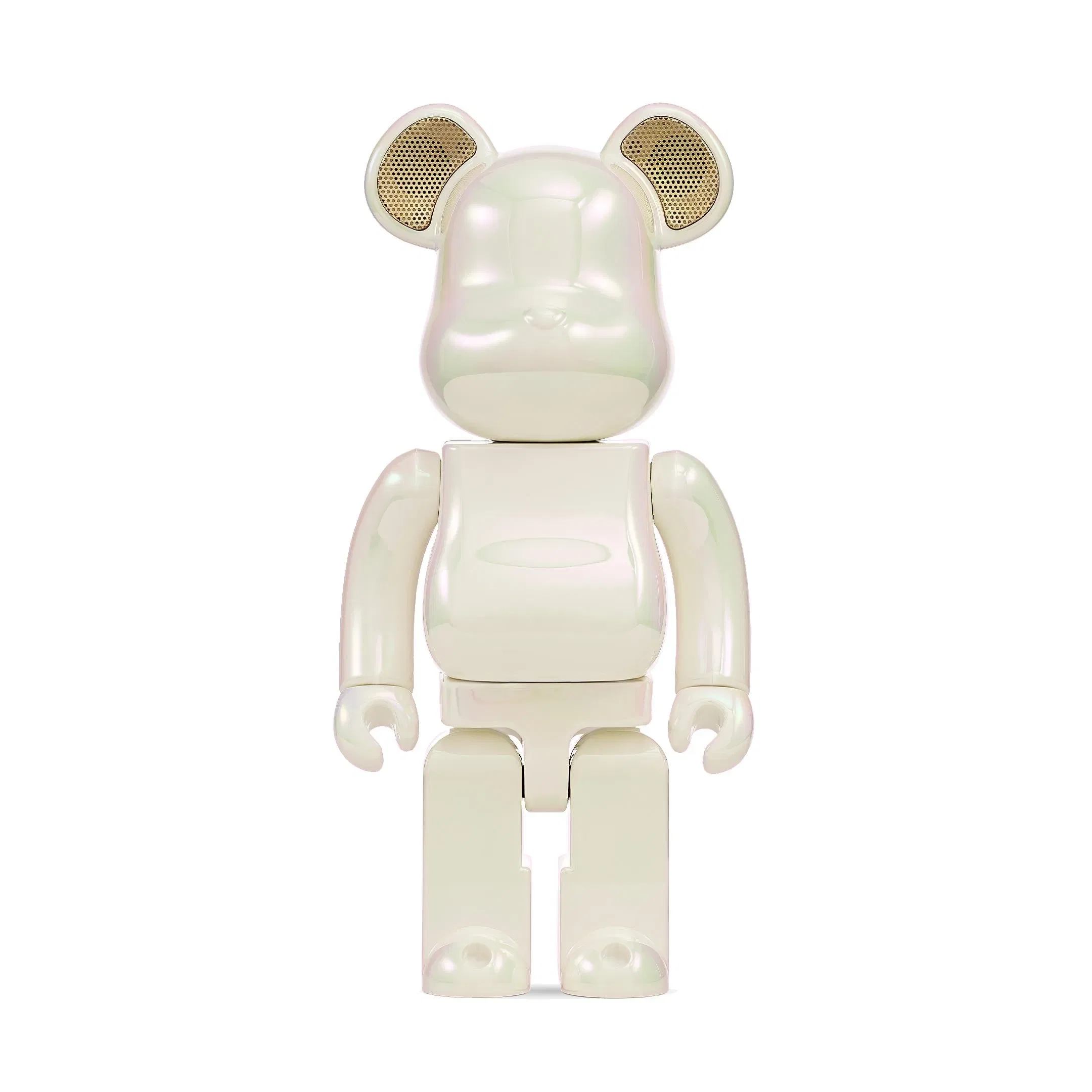 MEDICOM TOY Be@rbrick AUDIO 400% Portable Speaker Pearl Mirage