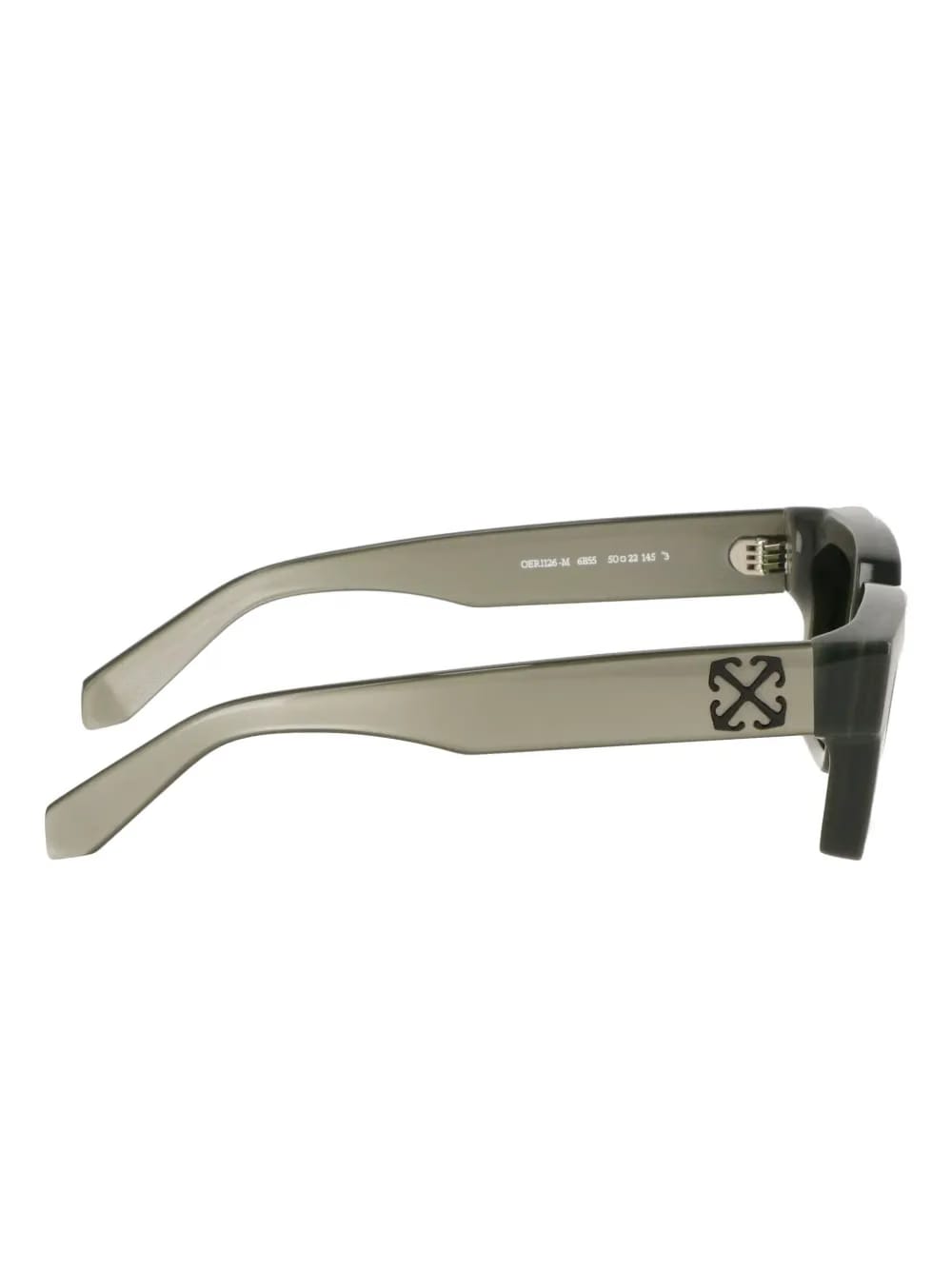 arrow-logo square-frame sunglasses