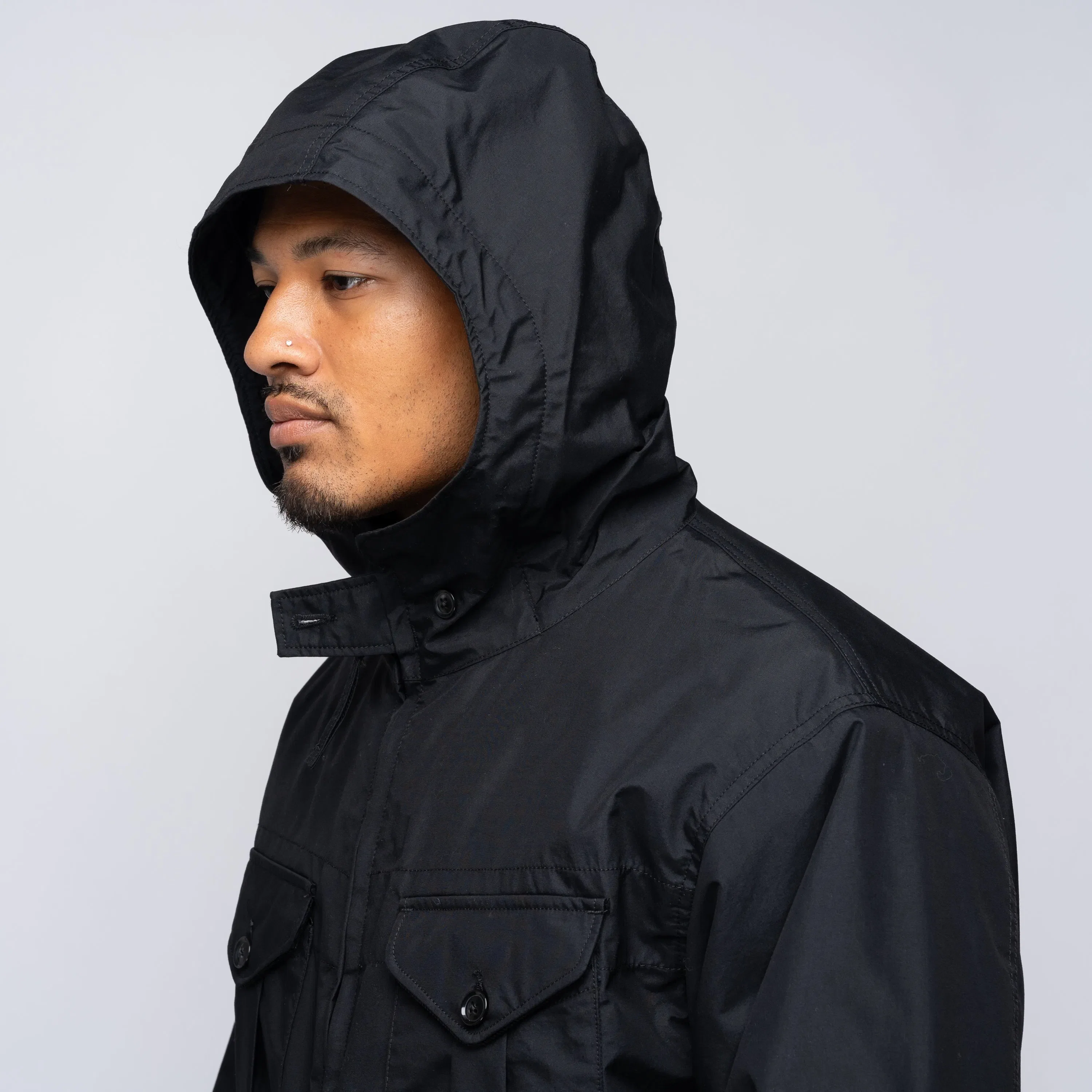 Engineered Garments EG 3-Layer Field Parka Black 24F1D032