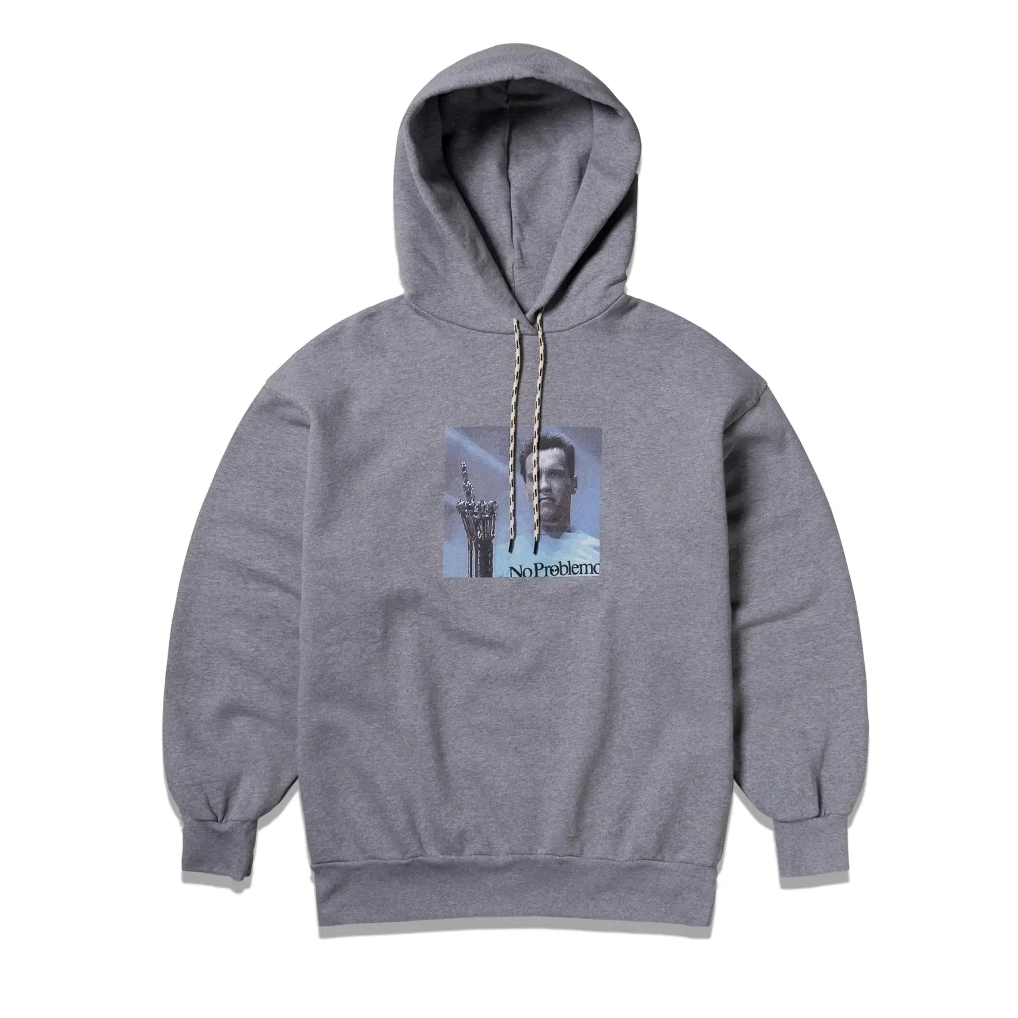 NO PROBLEMO I'll Be Back Hoodie Grey Mint NP20015