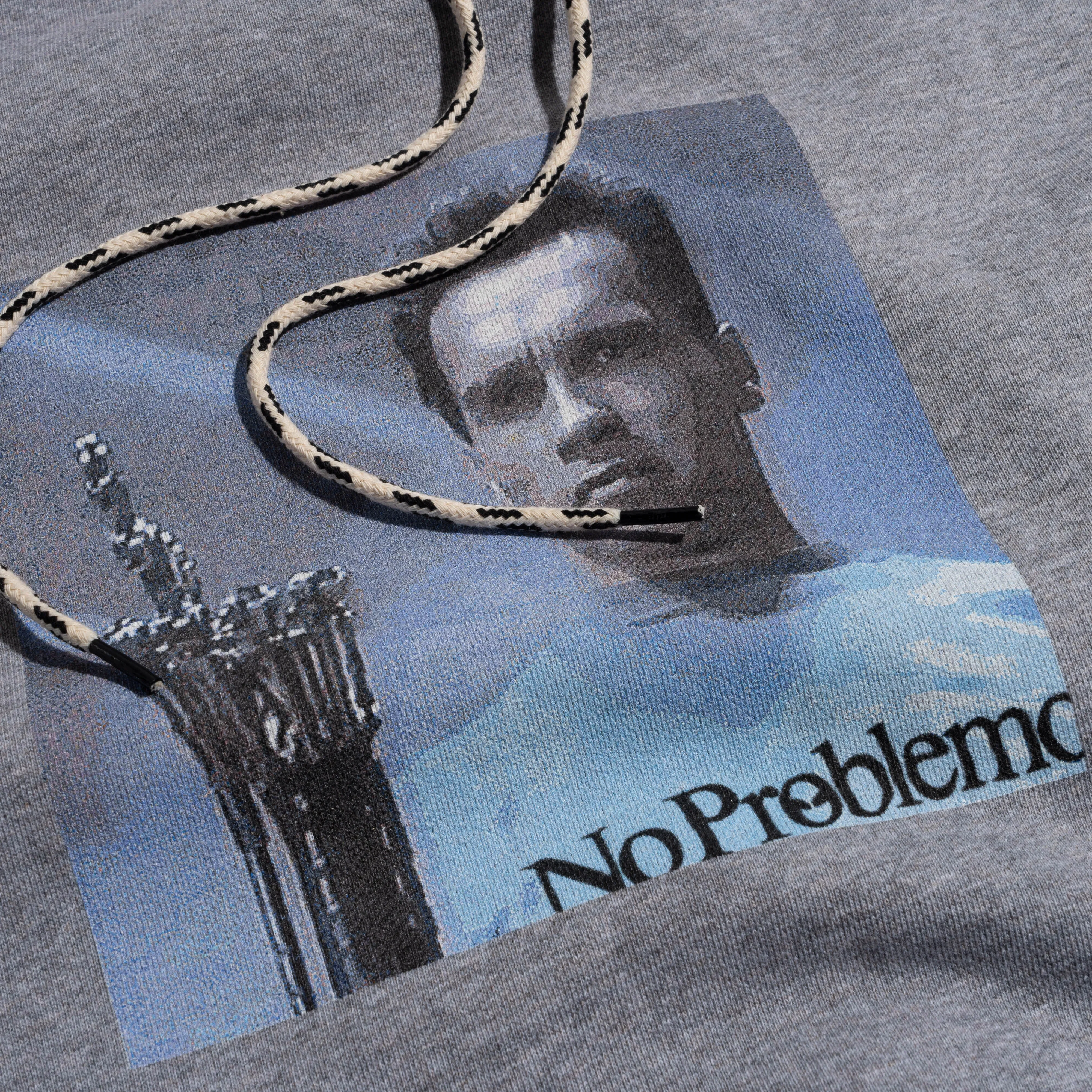 NO PROBLEMO I'll Be Back Hoodie Grey Mint NP20015