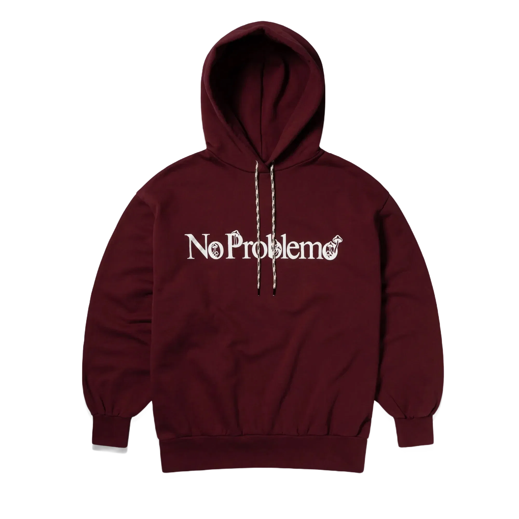 NO PROBLEMO Funghi Problemo Hoodie Burgundy NP20014