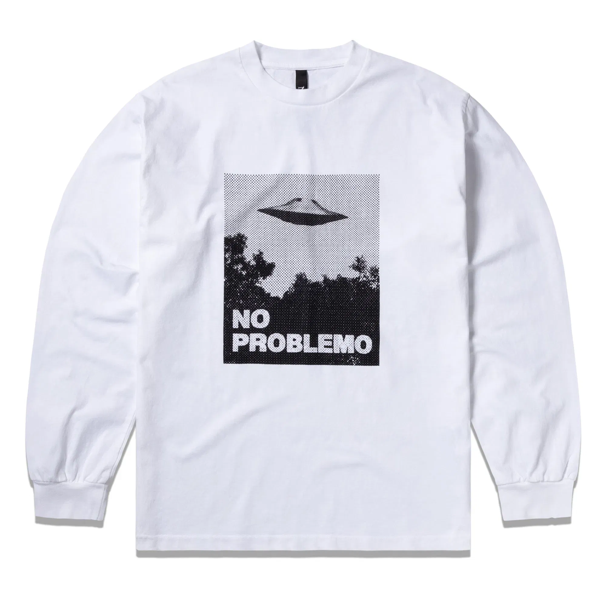 NO PROBLEMO Visitors LS Tee White NP60024