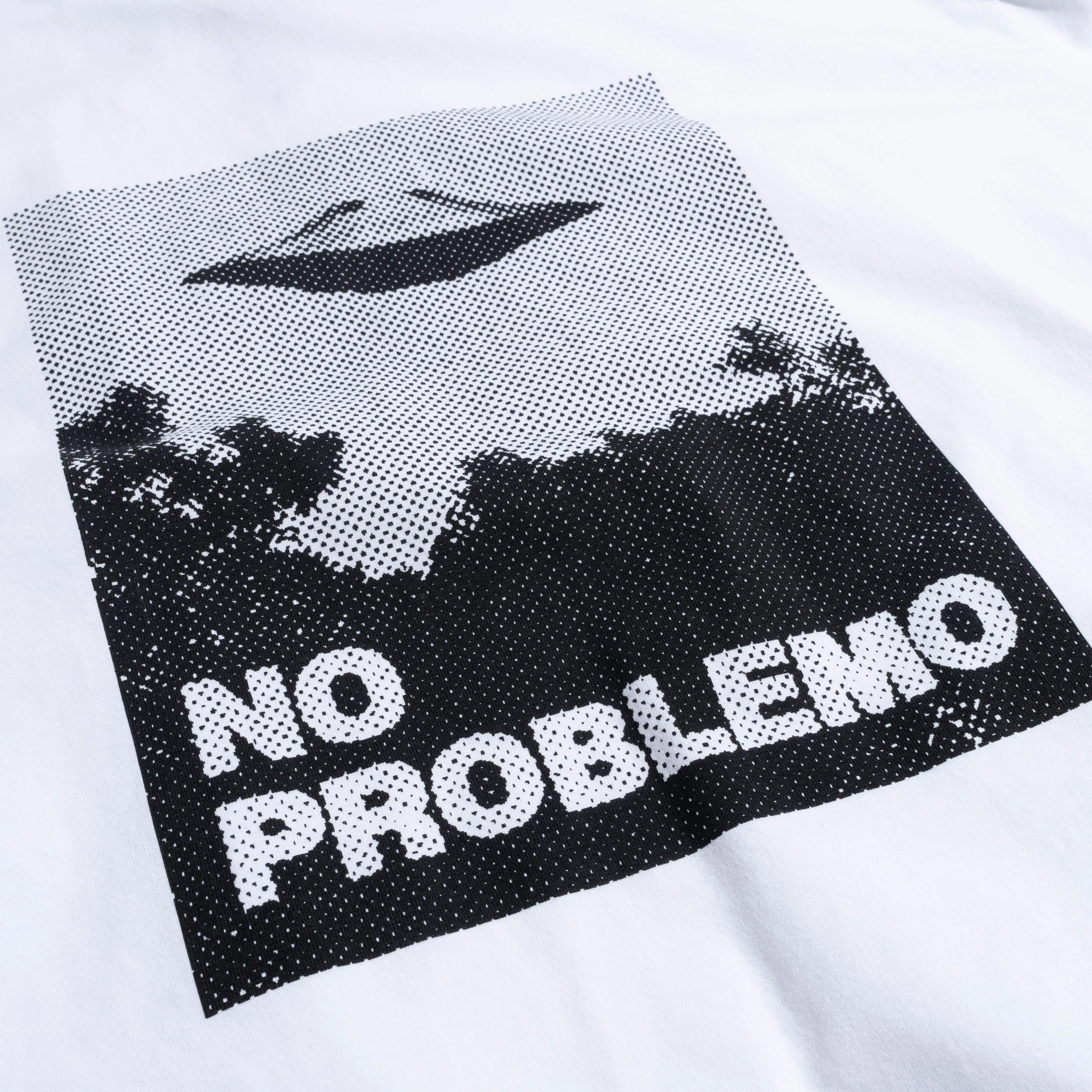 NO PROBLEMO Visitors LS Tee White NP60024