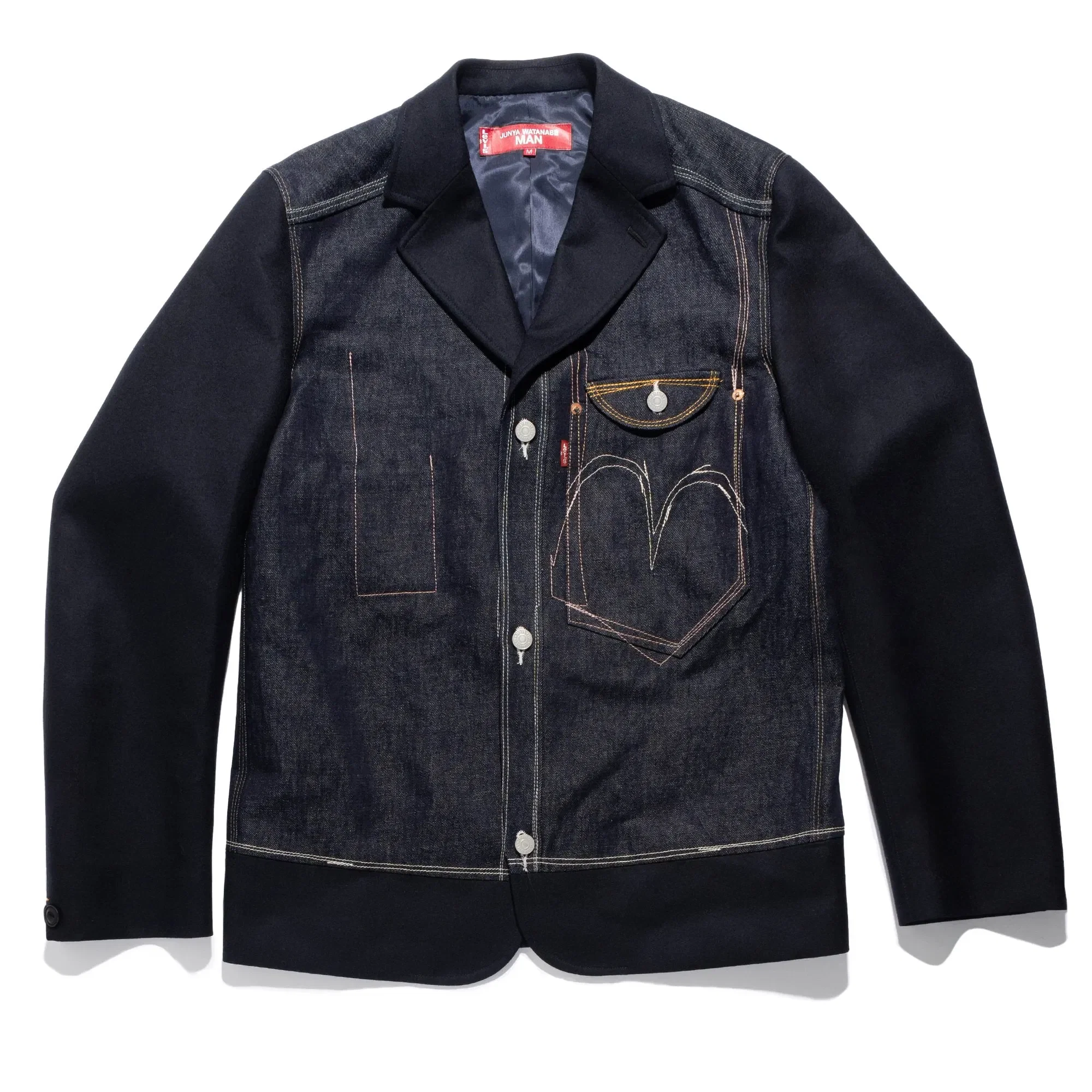 Junya Watanabe x Levi's Denim Wool Blazer Navy/Grey WN-J201-051