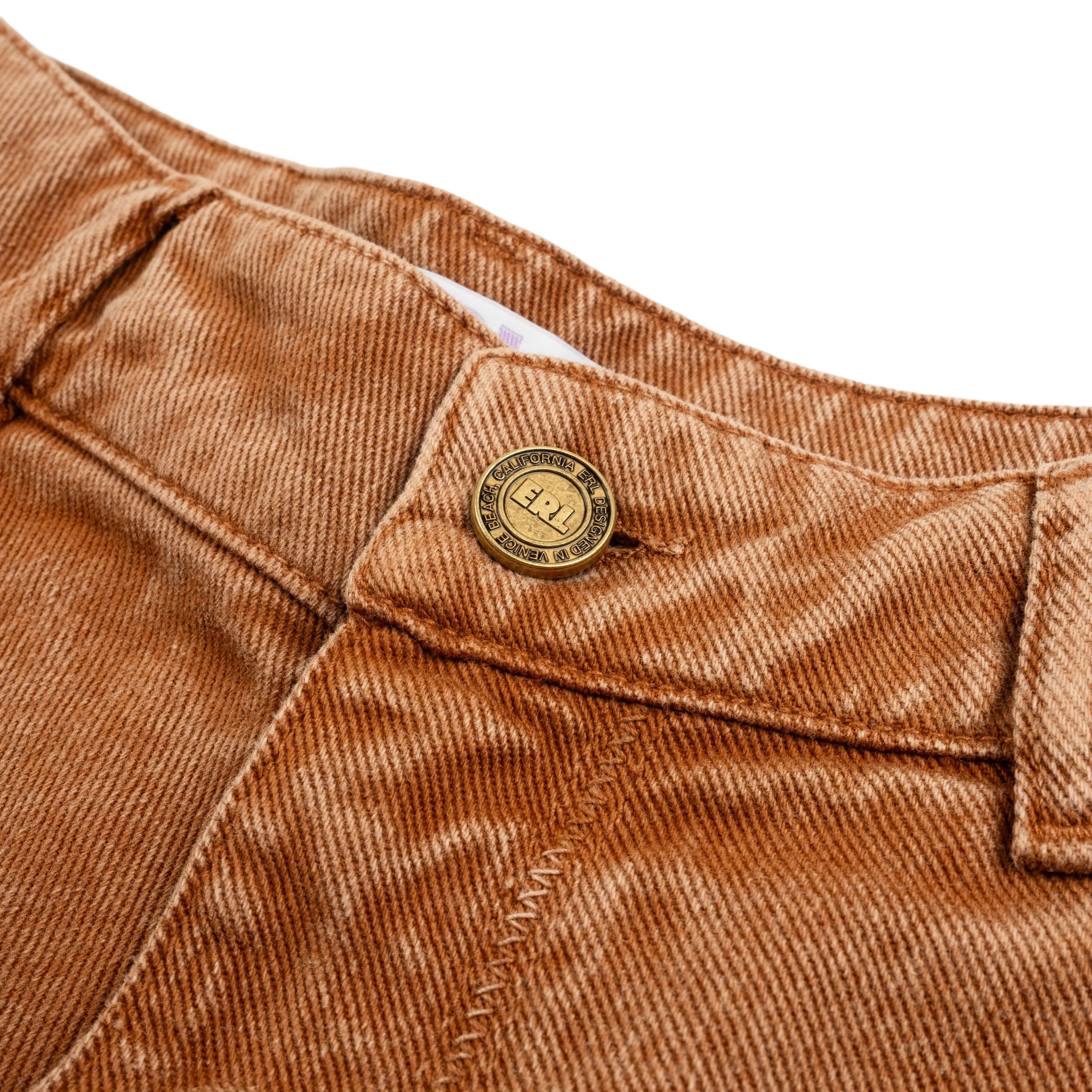 ERL Woven Cargo Shorts Brown ERL08P009