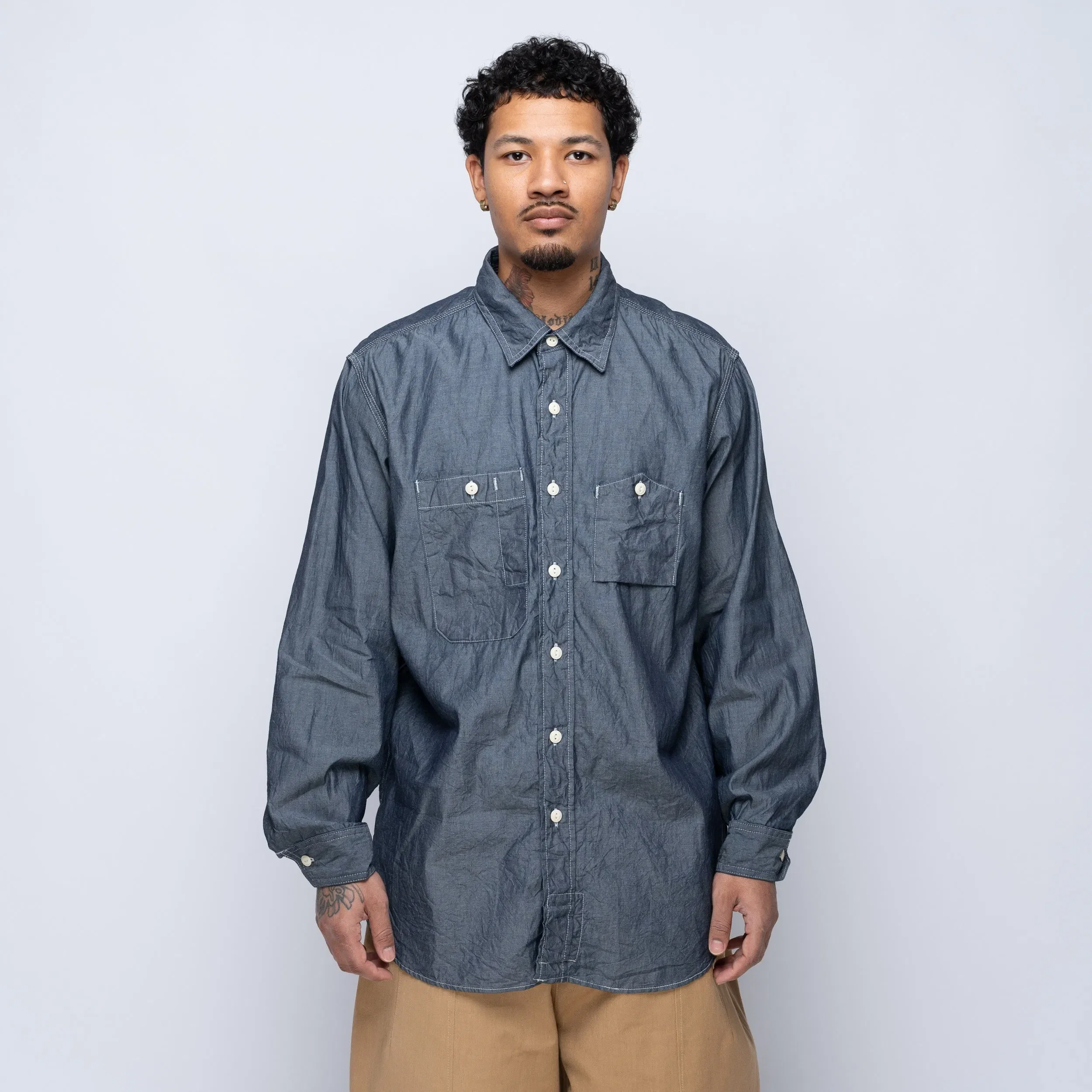 Engineered Garments EG Work Shirt Indigo 25S1A007