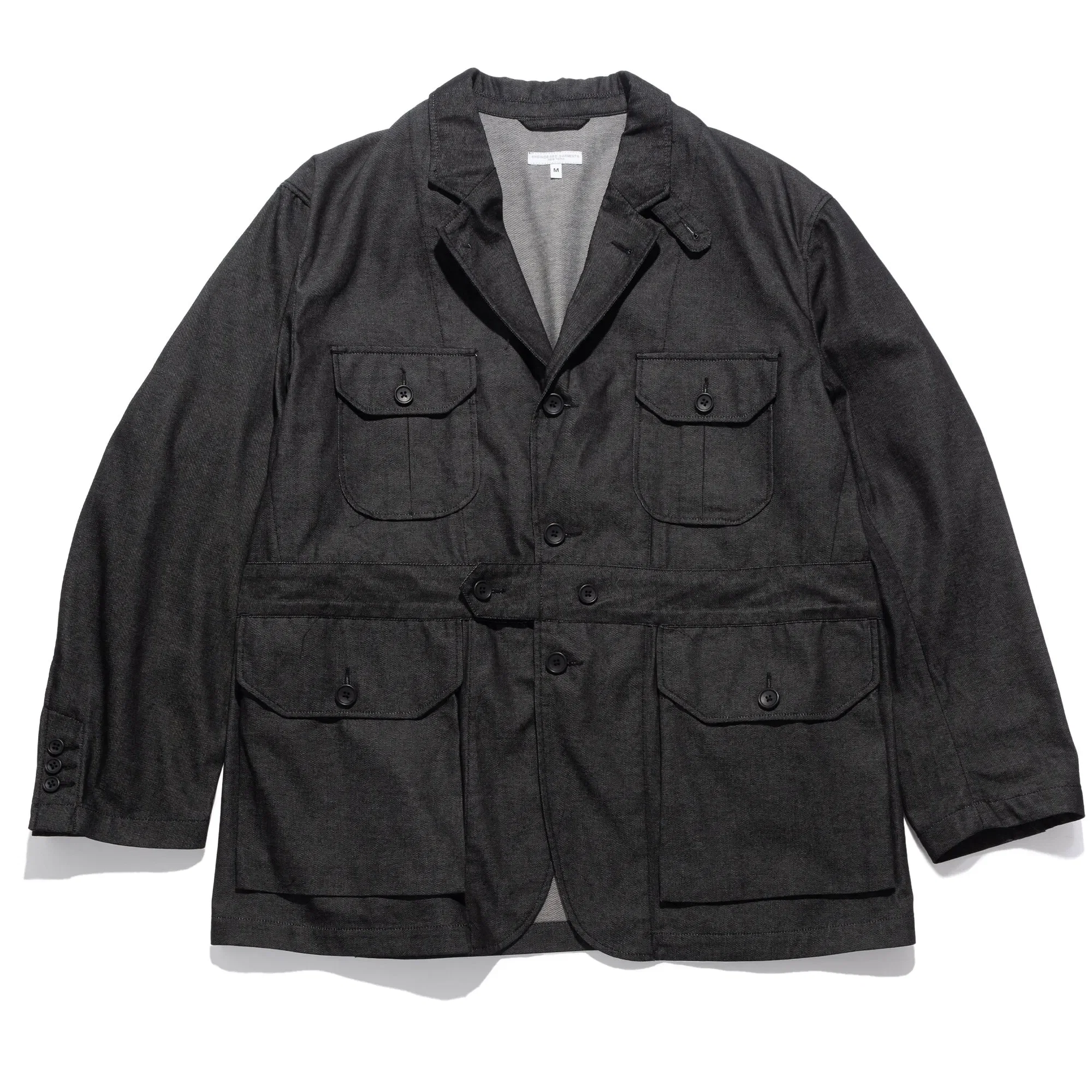 Engineered Garments EG Folk Jacket Black CP Denim 25S1D036