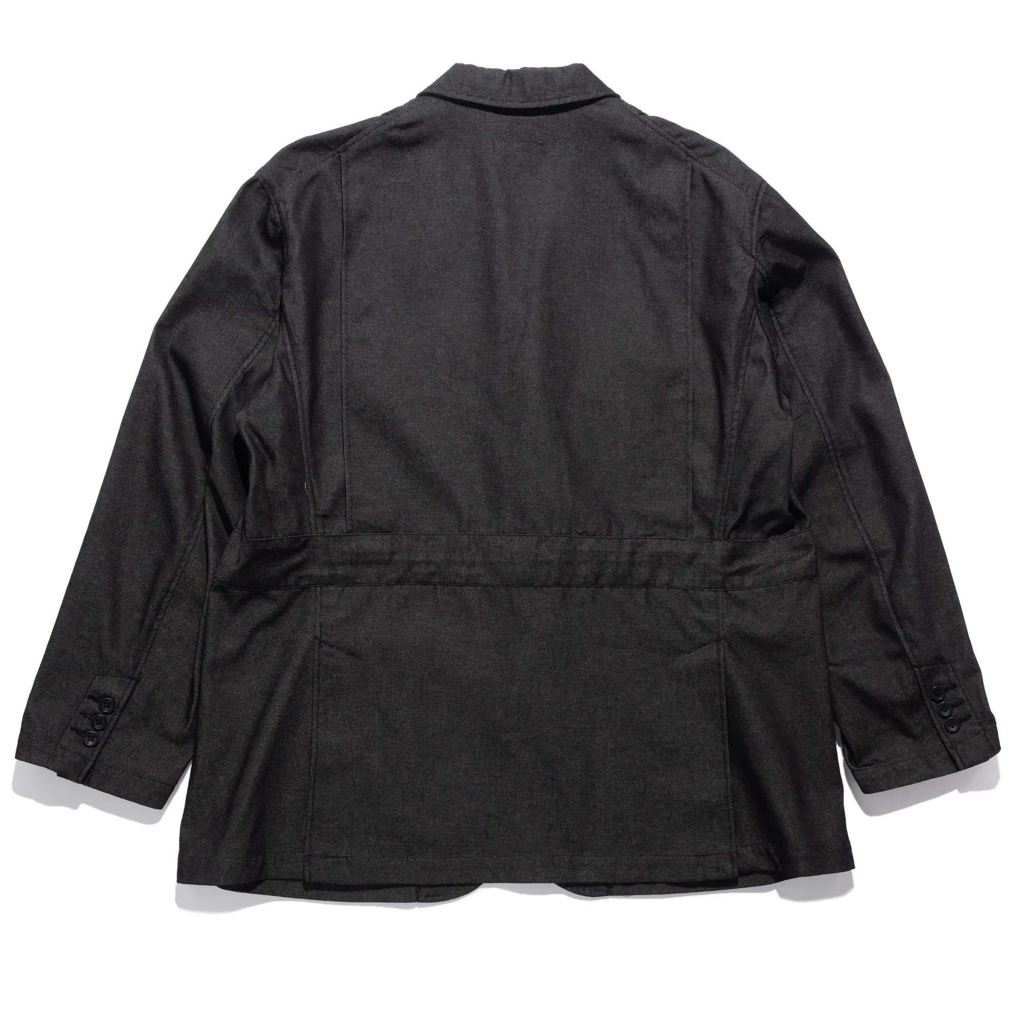 Engineered Garments EG Folk Jacket Black CP Denim 25S1D036