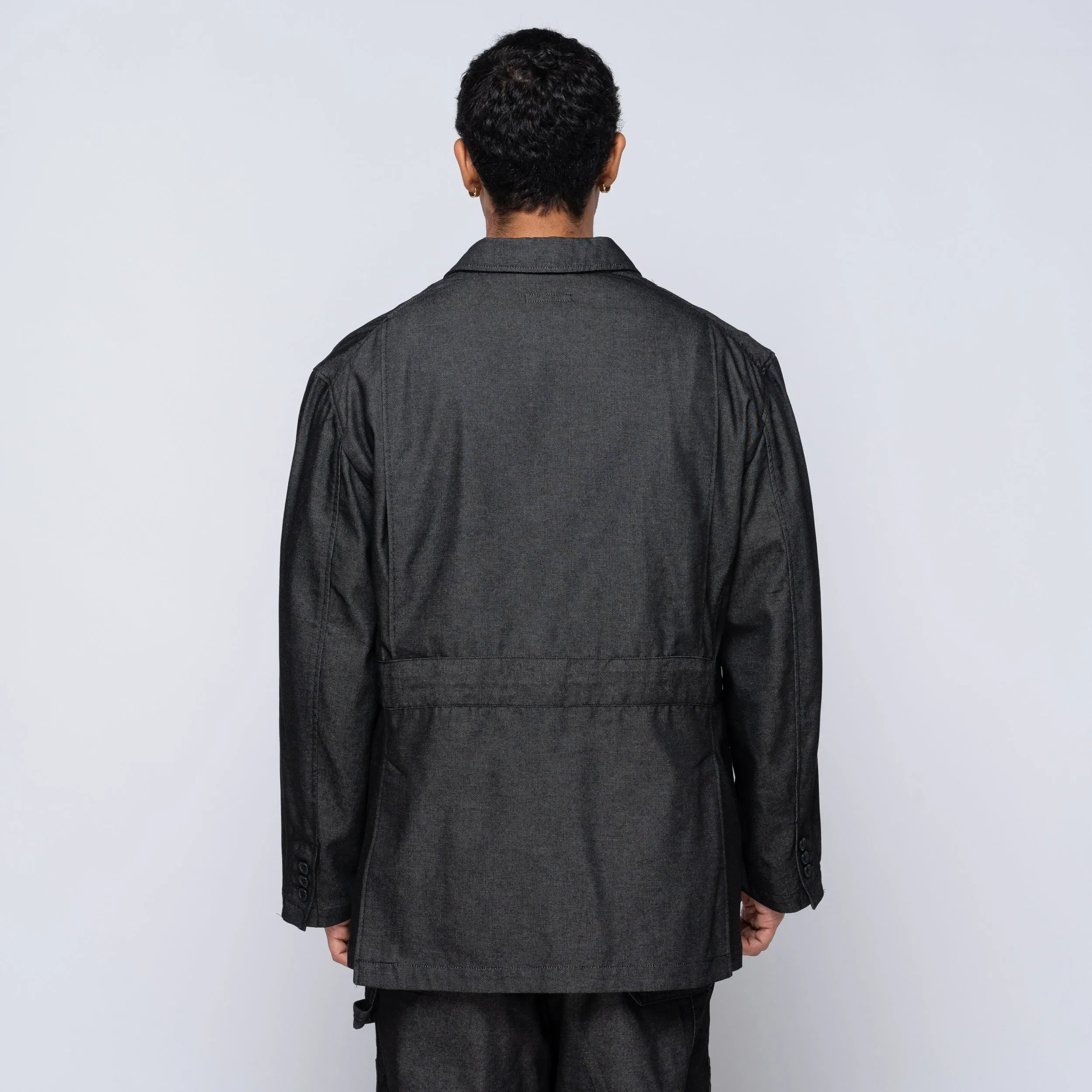 Engineered Garments EG Folk Jacket Black CP Denim 25S1D036