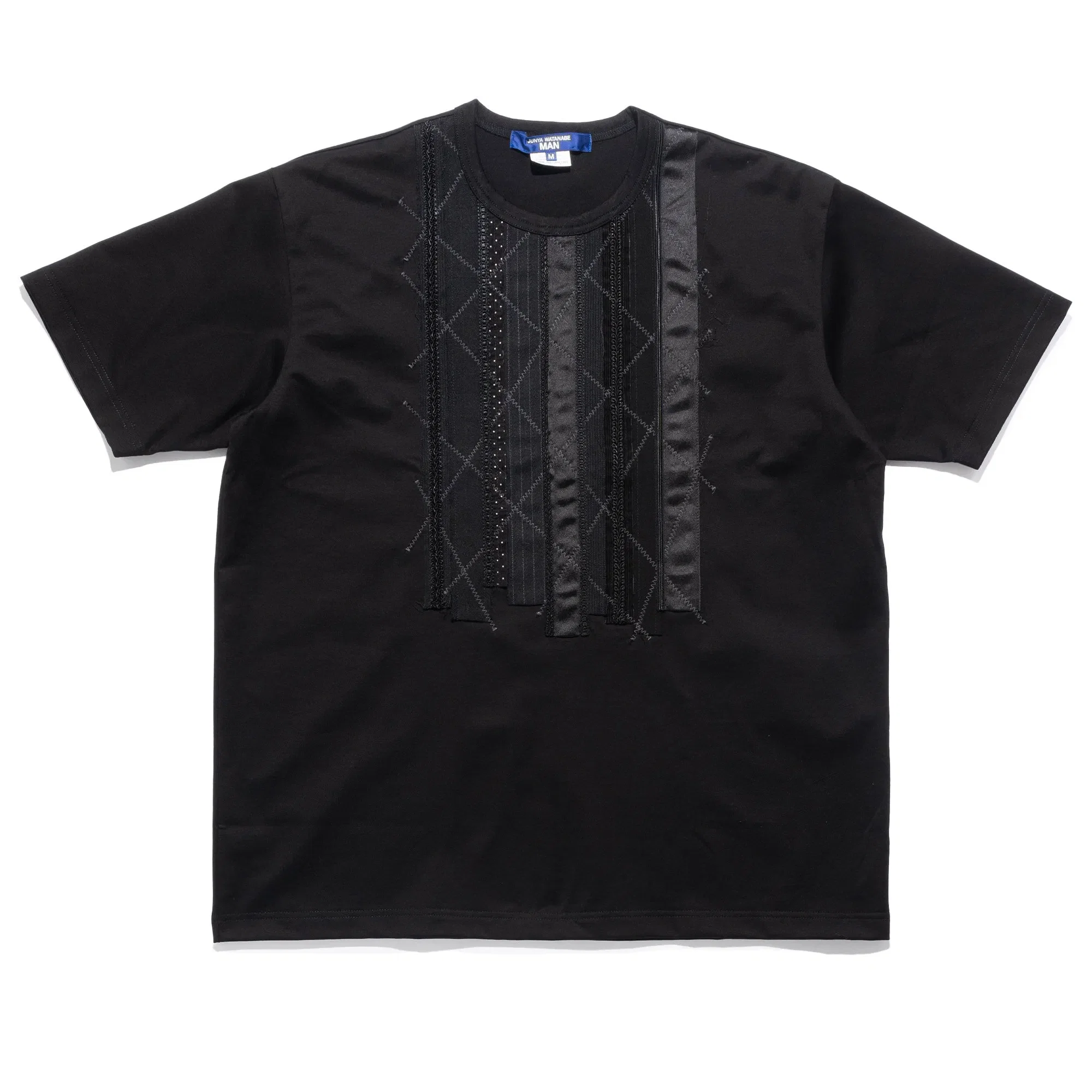 Junya Watanabe JWM S/S Patchwork Tee Black WO-T008-051