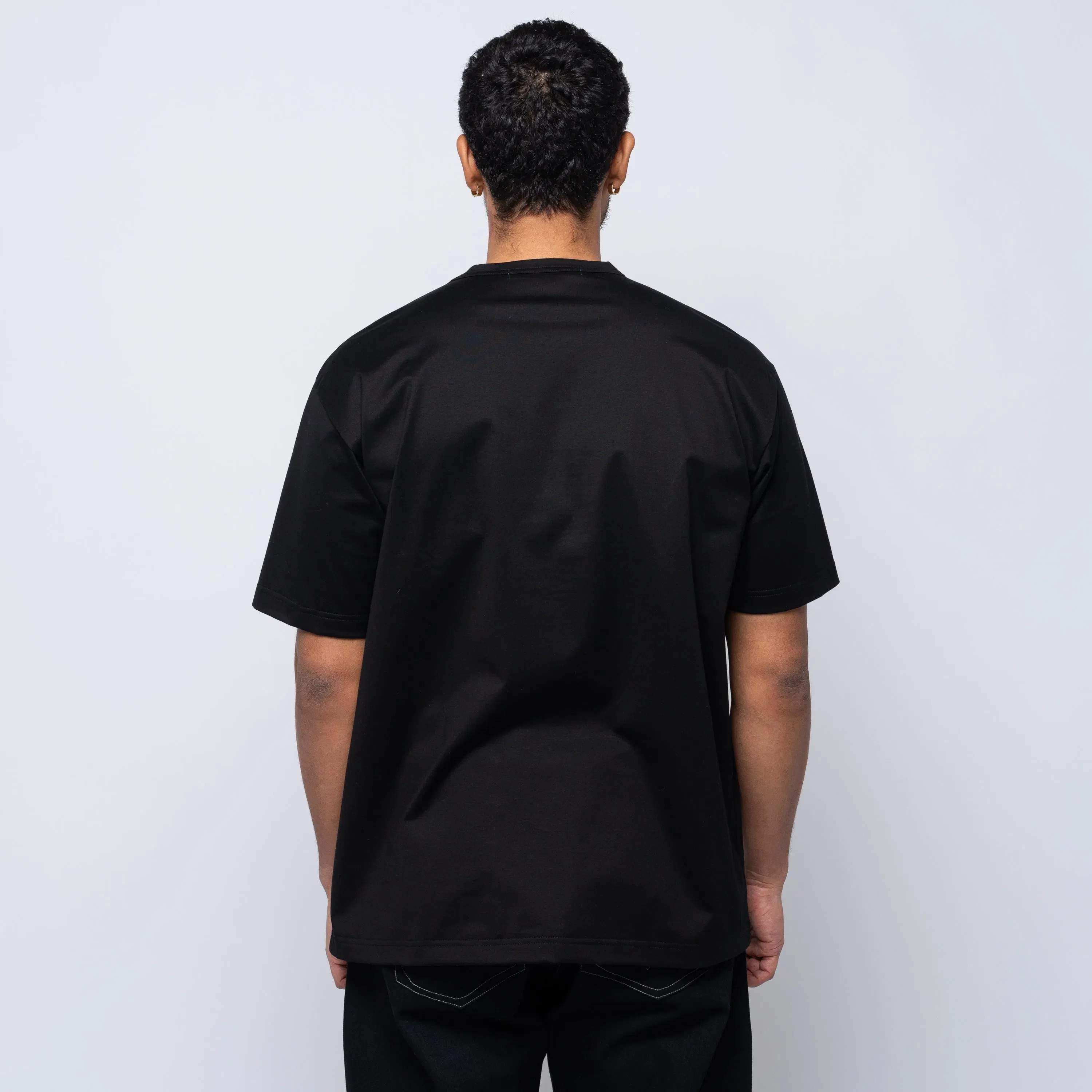 Junya Watanabe JWM S/S Patchwork Tee Black WO-T008-051