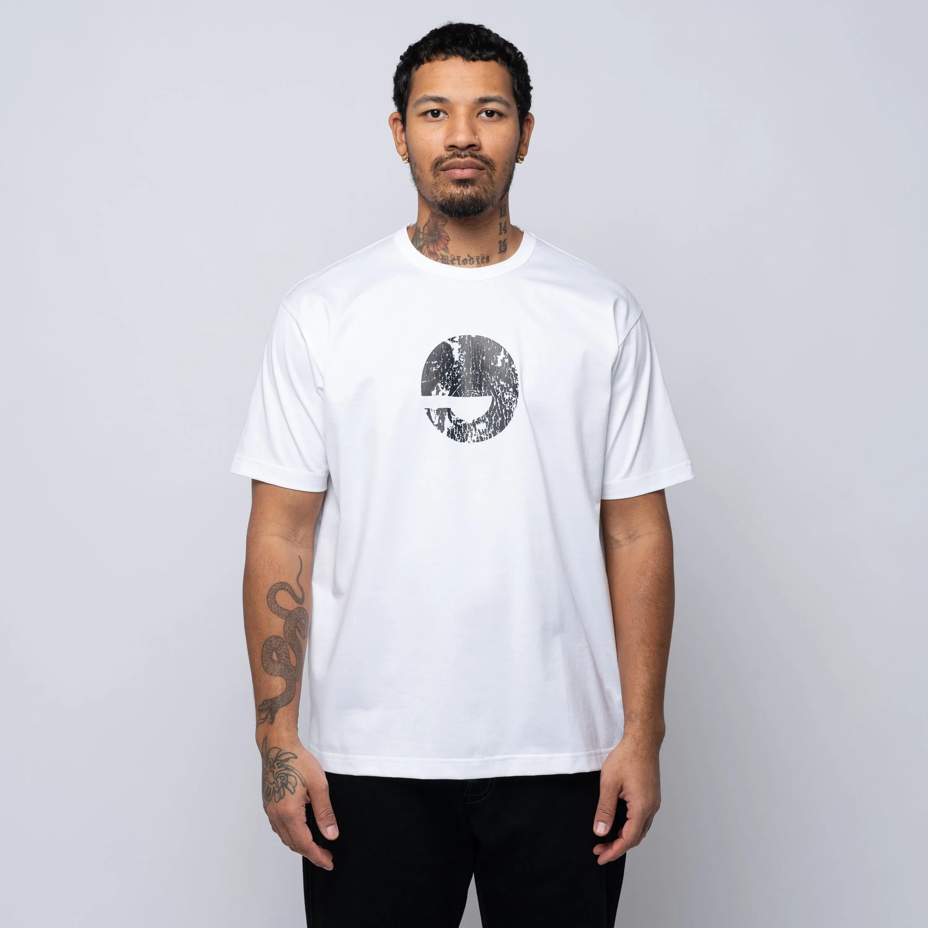 Junya Watanabe eYe Junya Watanabe MAN S/S Logo Tee White WO-T909-100