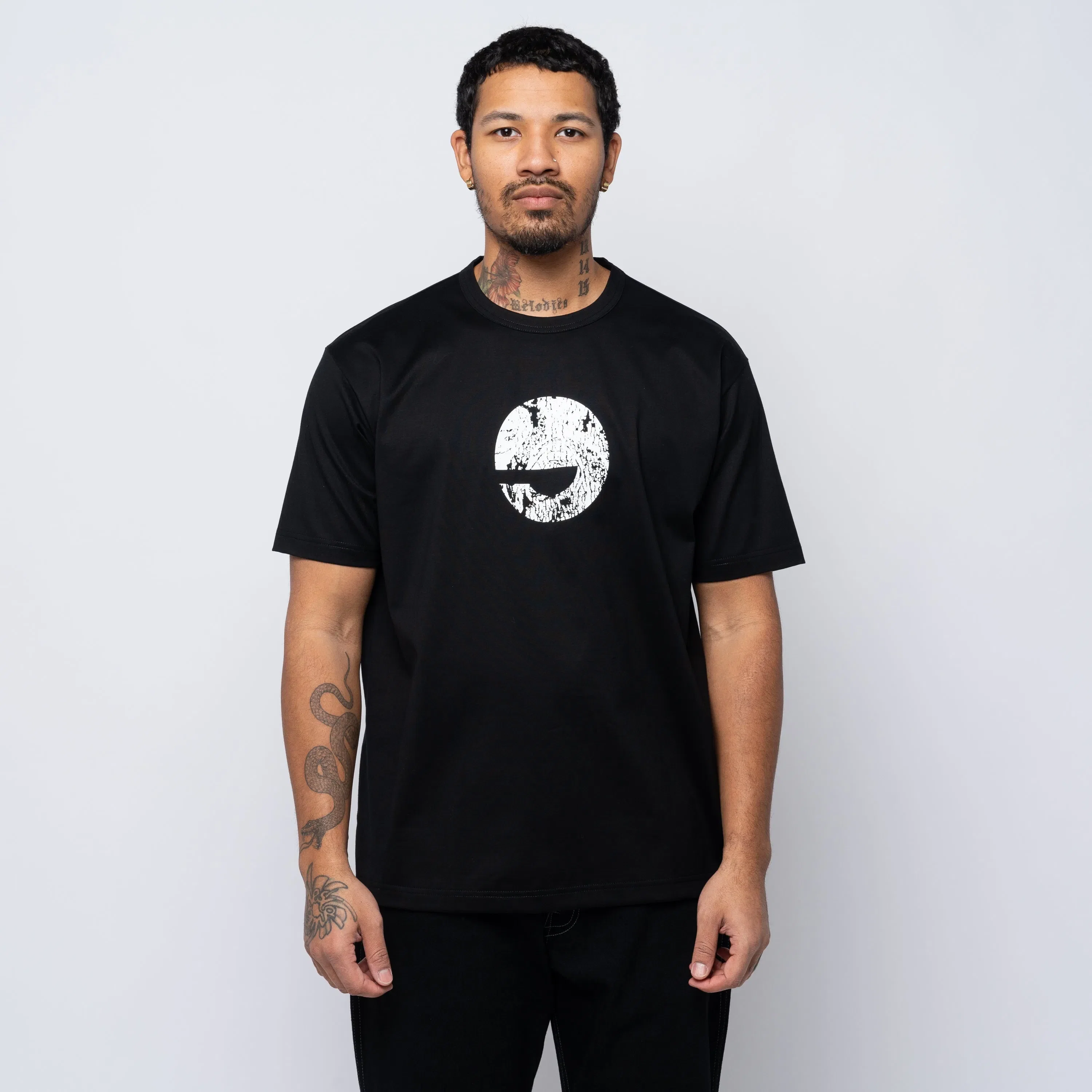 Junya Watanabe eYe Junya Watanabe MAN S/S Logo Tee Black WO-T909-100