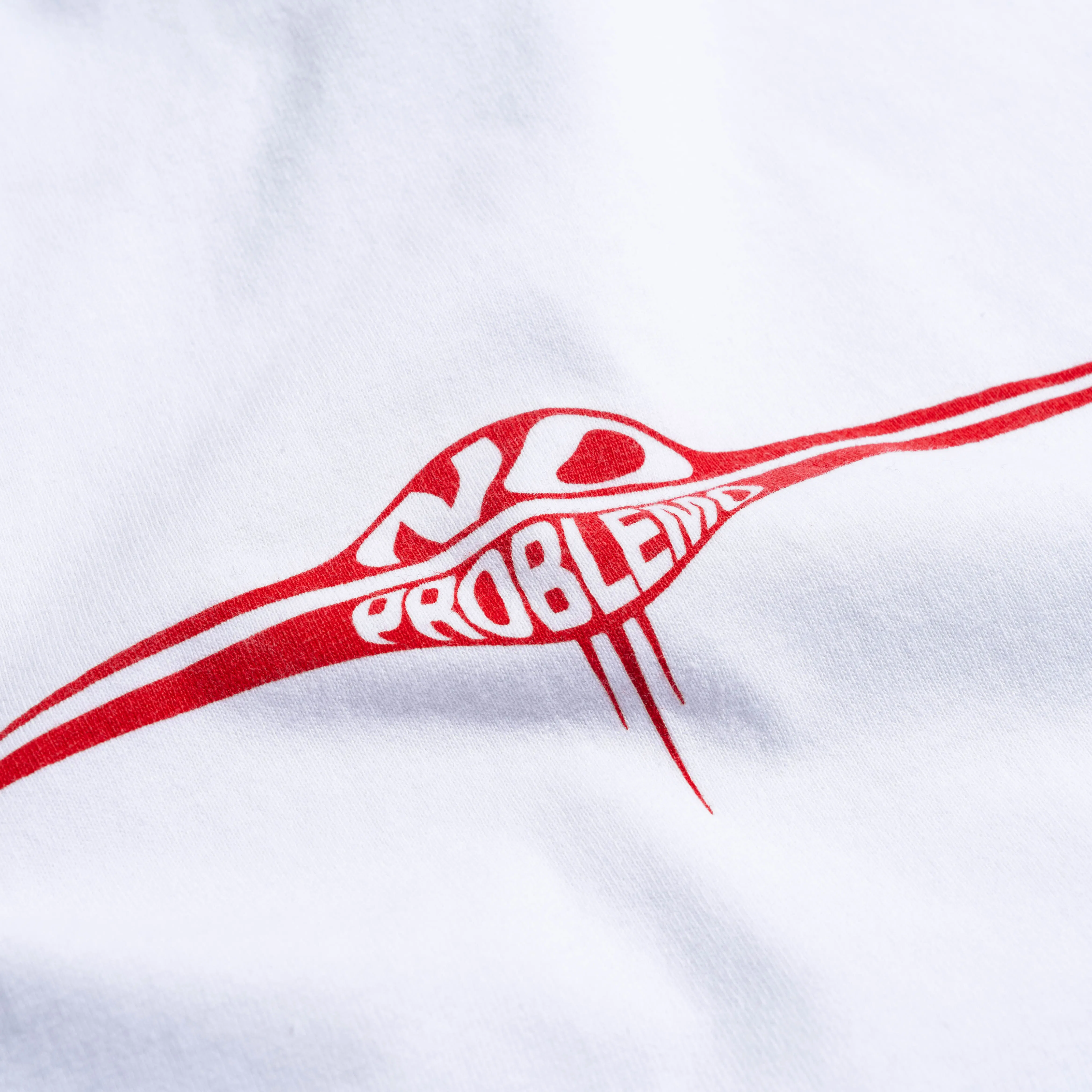 NO PROBLEMO UFNO LS Tee White NP60025