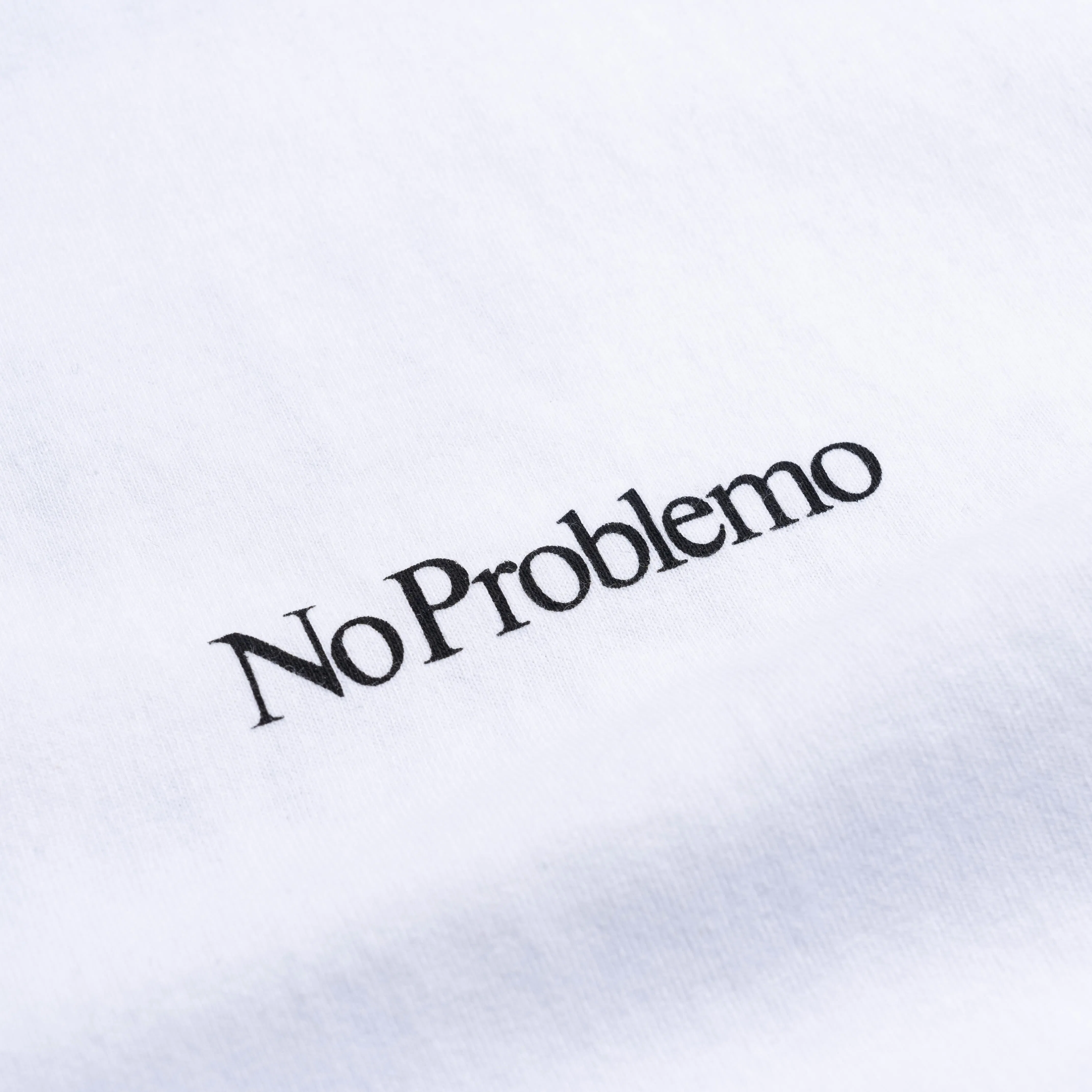 NO PROBLEMO Eau De Problemo Tee White NP60005