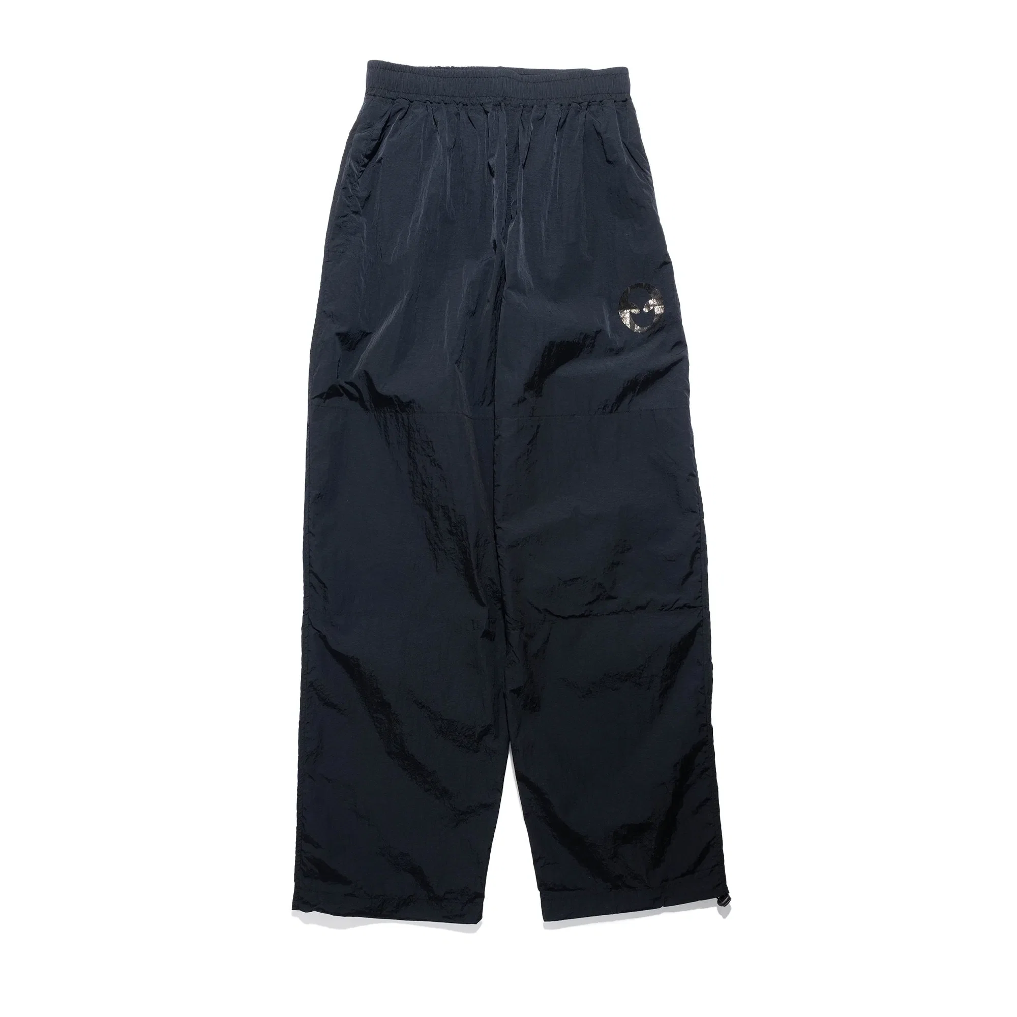 NO PROBLEMO Nylon Track Pants Black NP30700