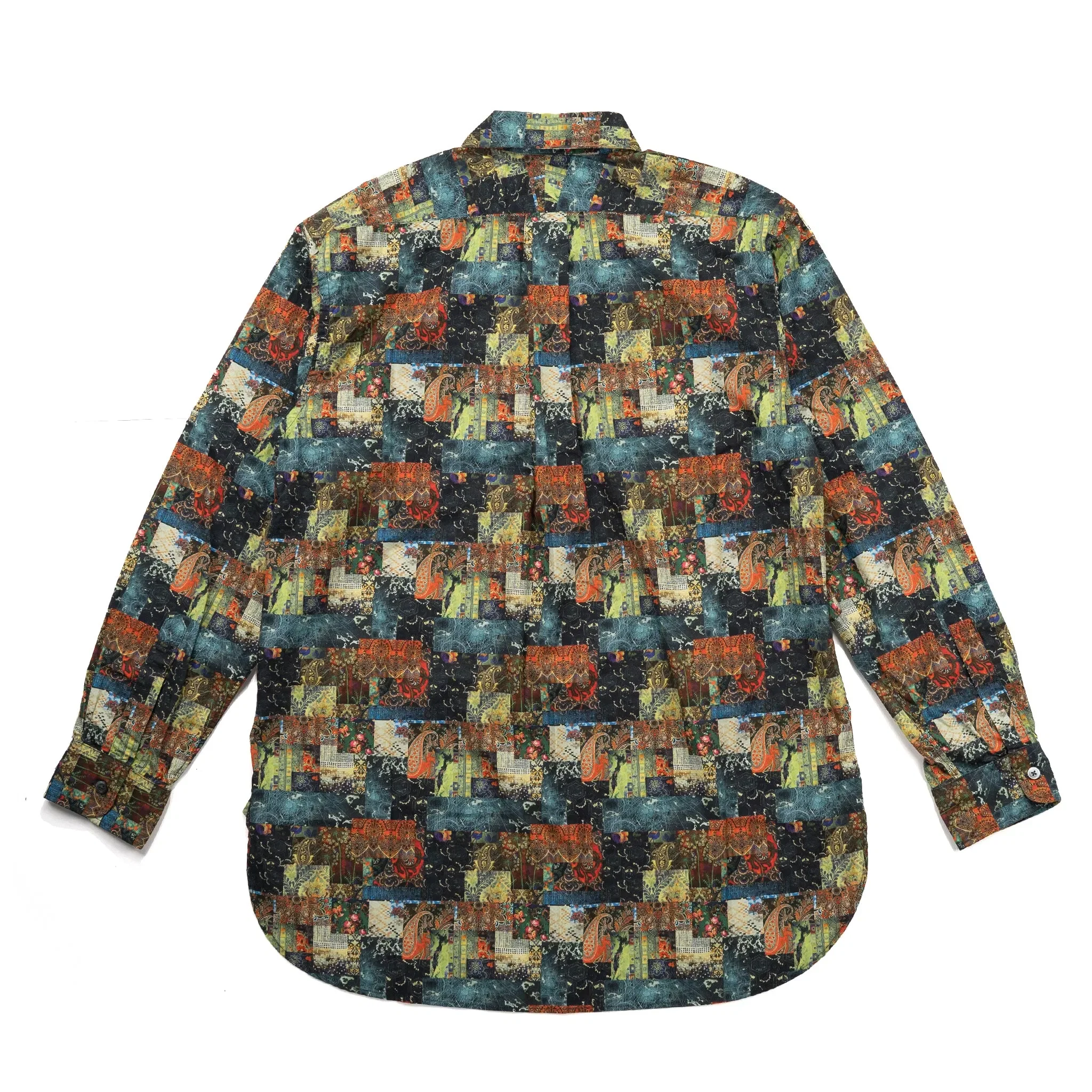 Engineered Garments 19 Century BD Shirt 22F1A001 Multi Color Patchwork