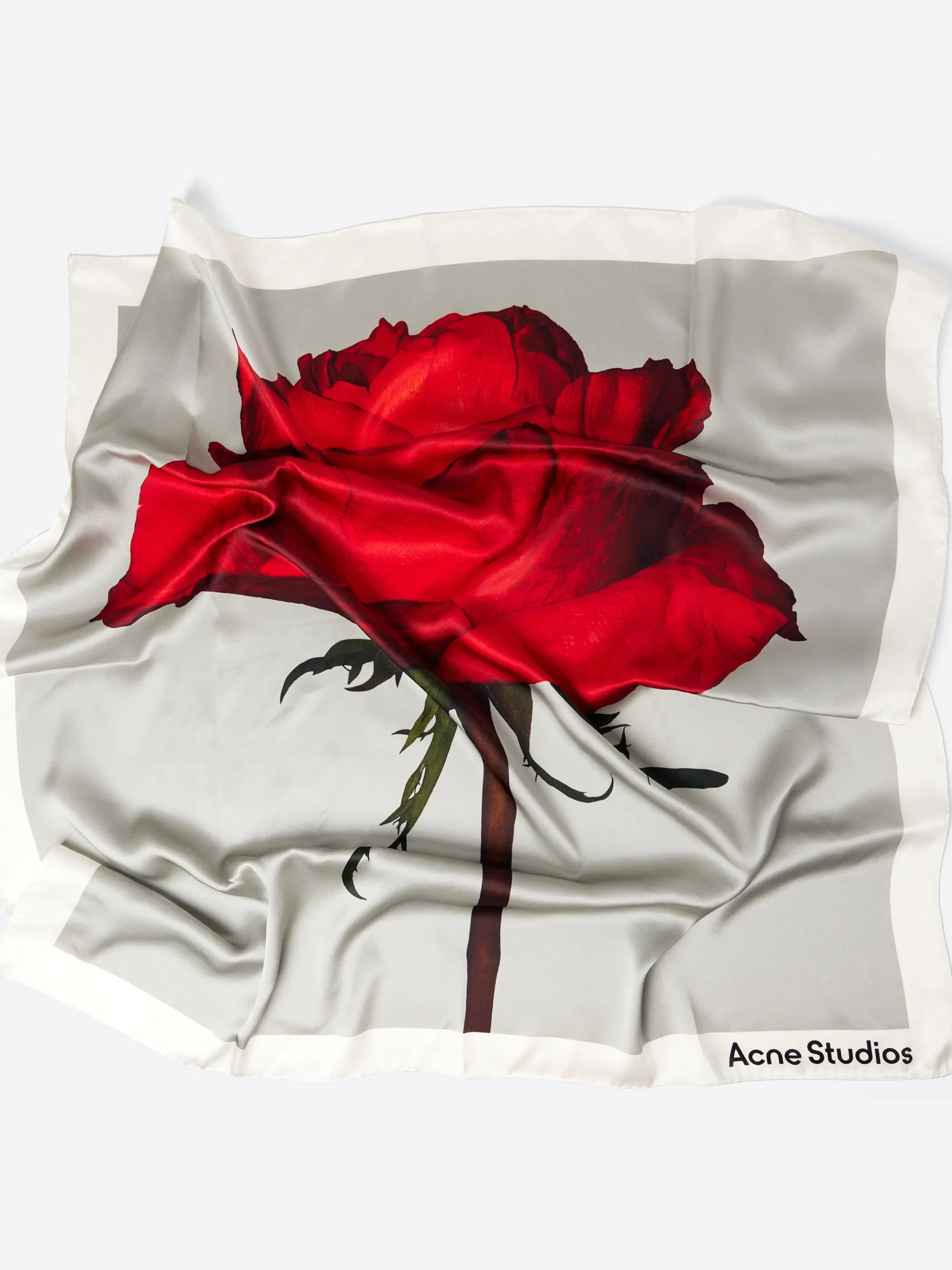 Acne Studios Square Silk Scarf