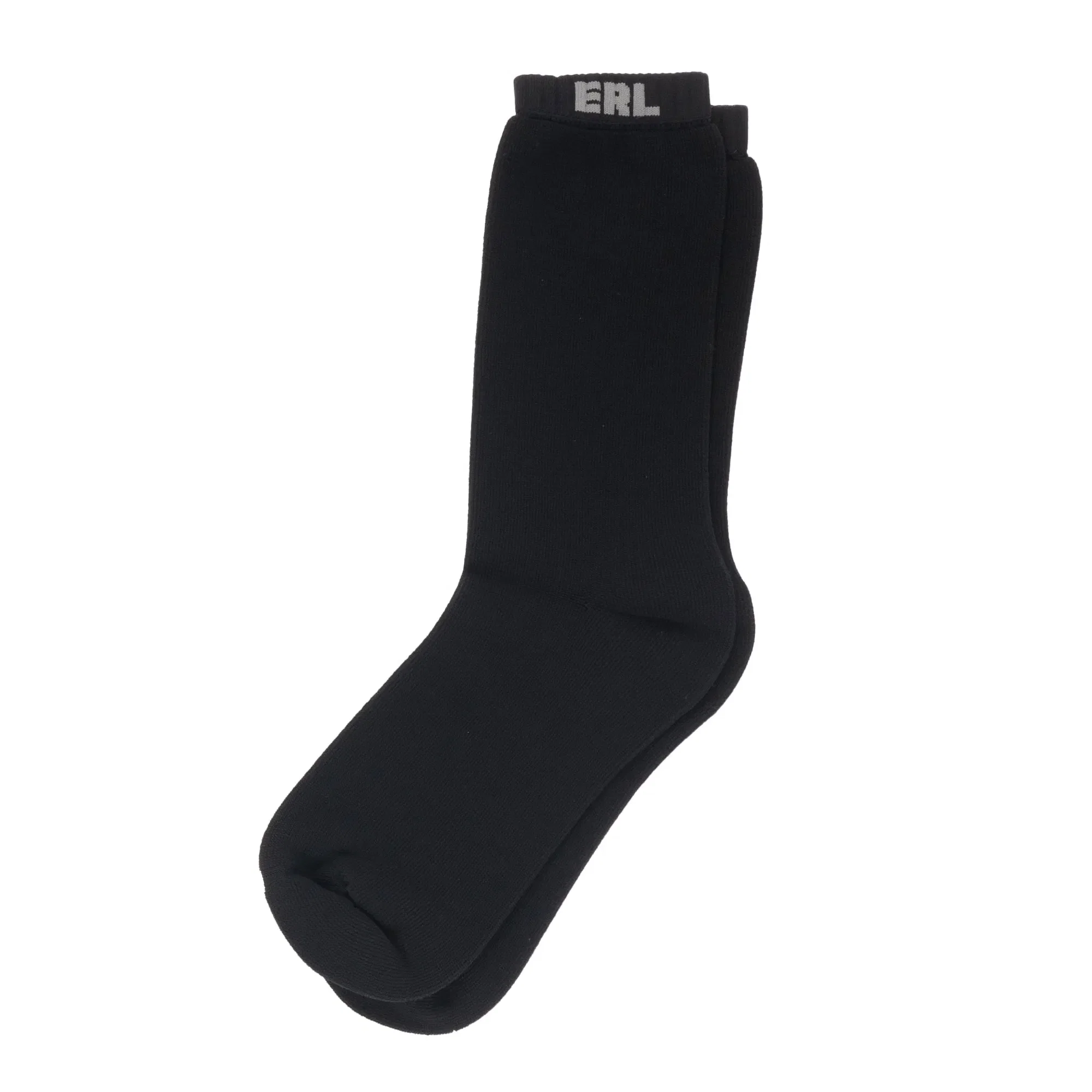 ERL Unisex Knit Socks Black ERL08K071