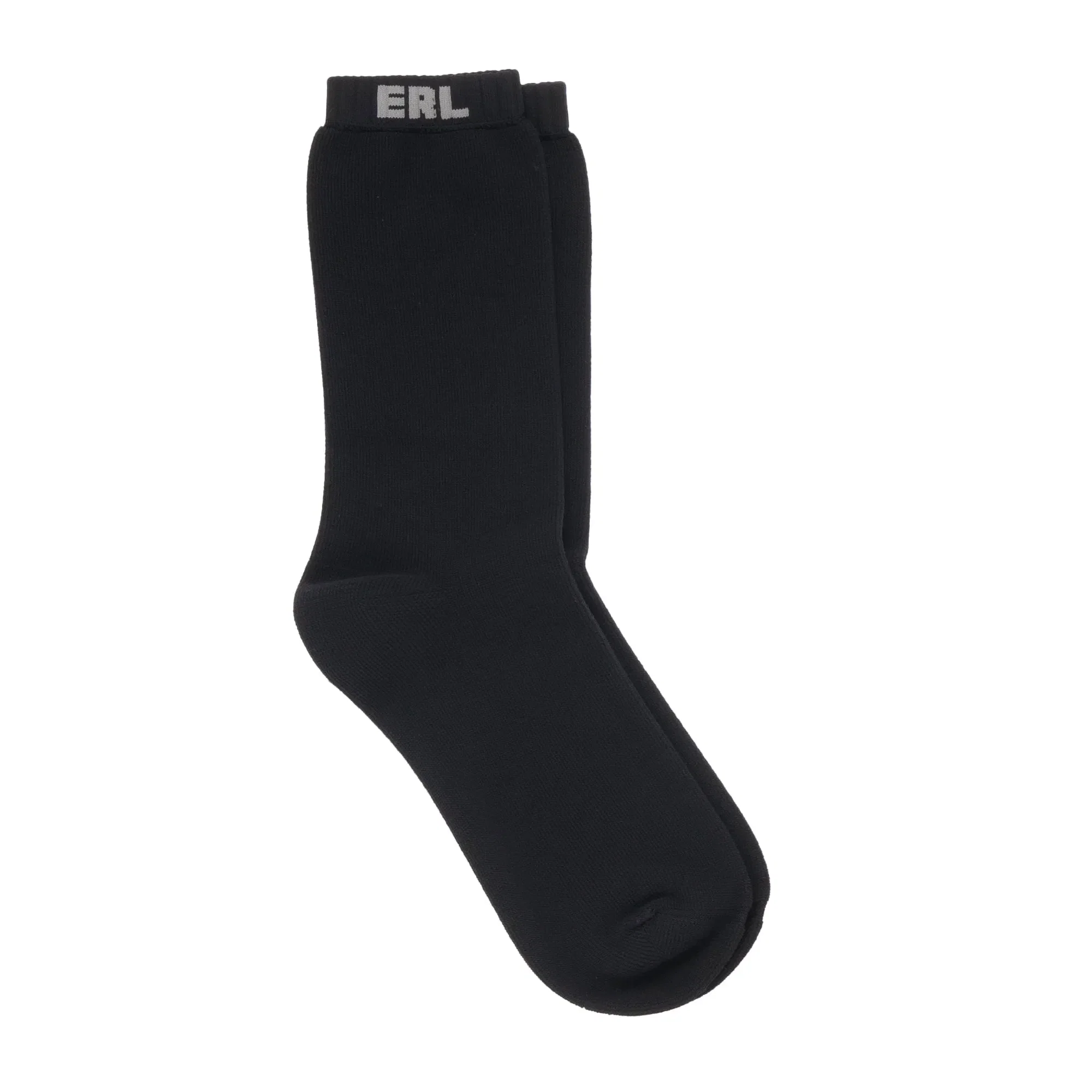 ERL Unisex Knit Socks Black ERL08K071