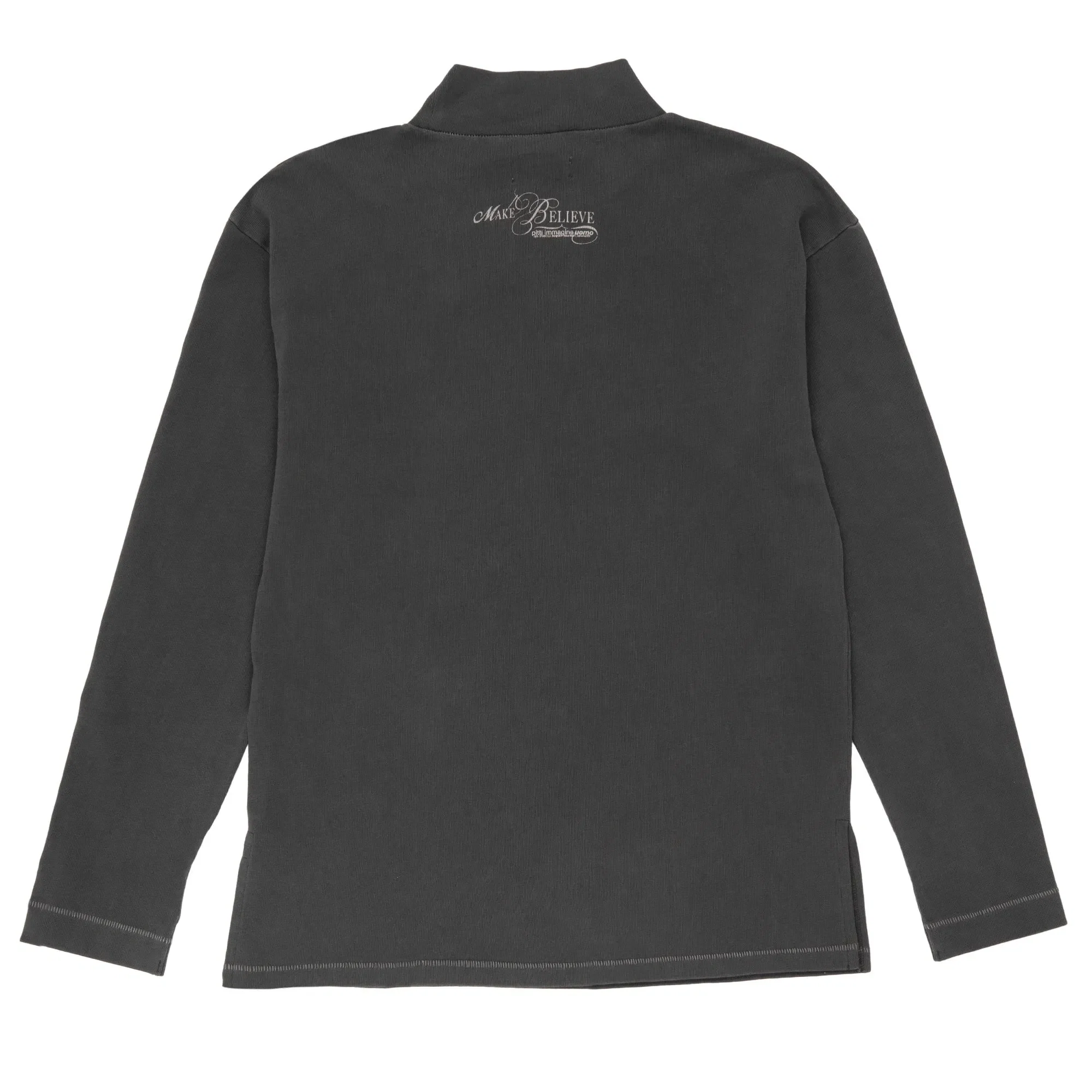 ERL Make Believe Mock Neck L/S Tee Black ERL08T010