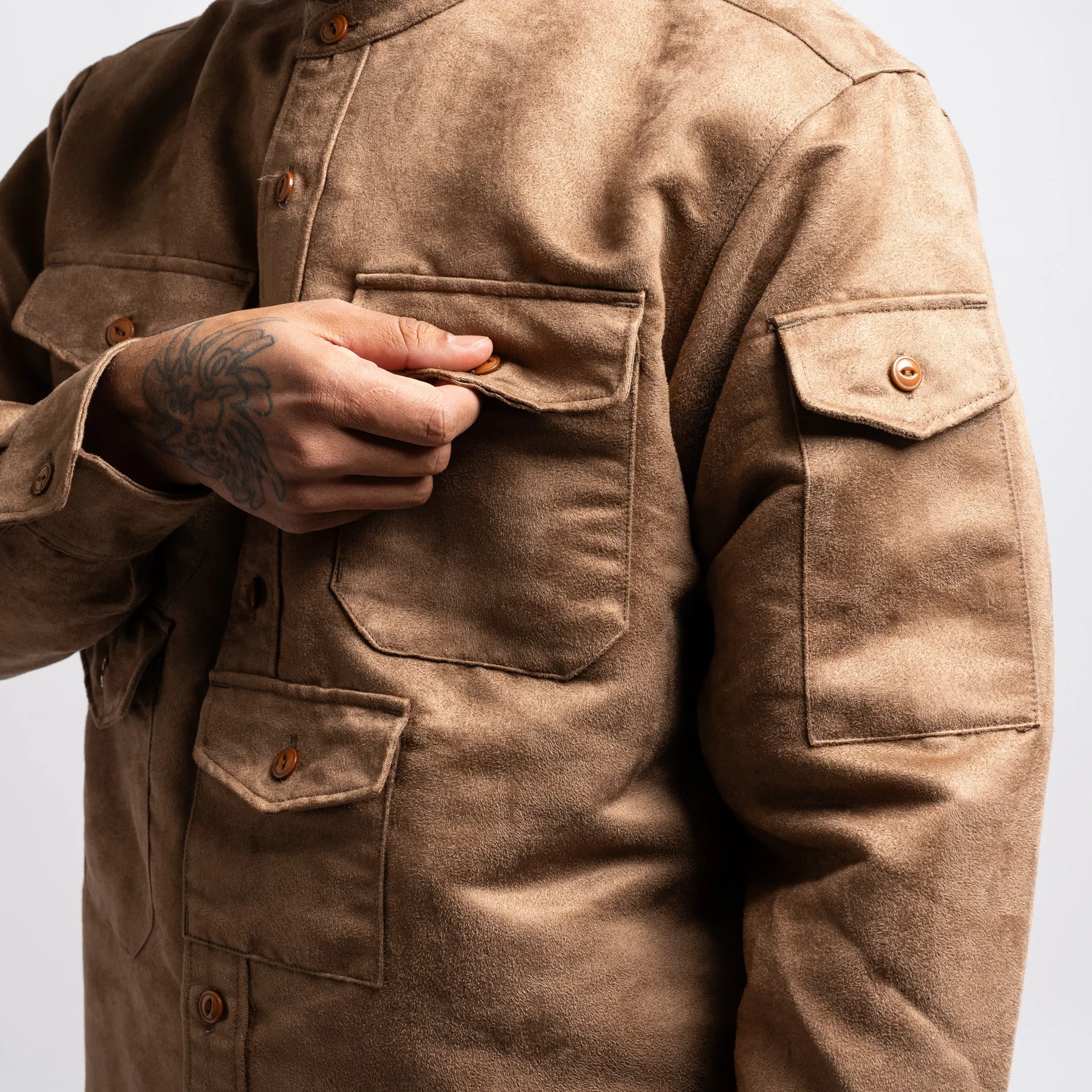 Engineered Garments EG North Western Shirt 23F1A025 Khaki