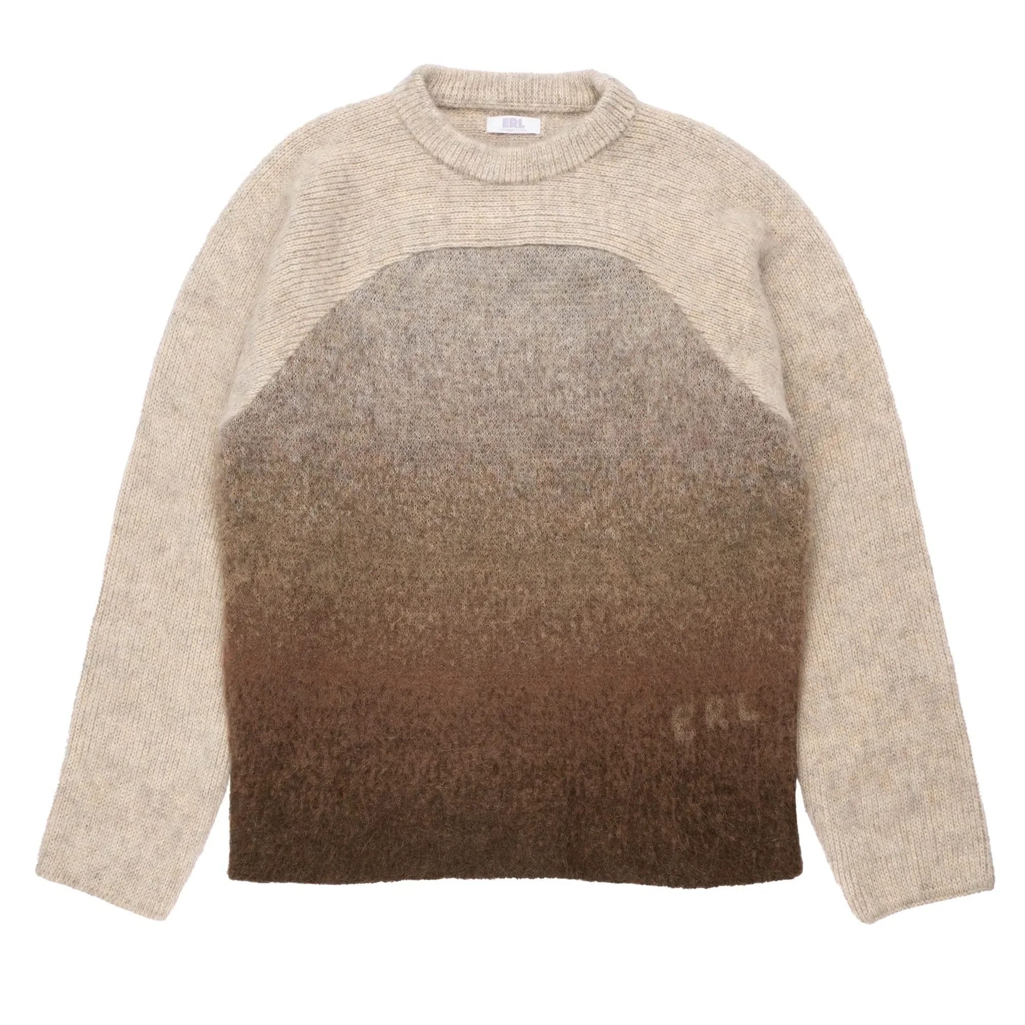 ERL Gradient Rainbow Sweater Knit ERL07N201 Brown