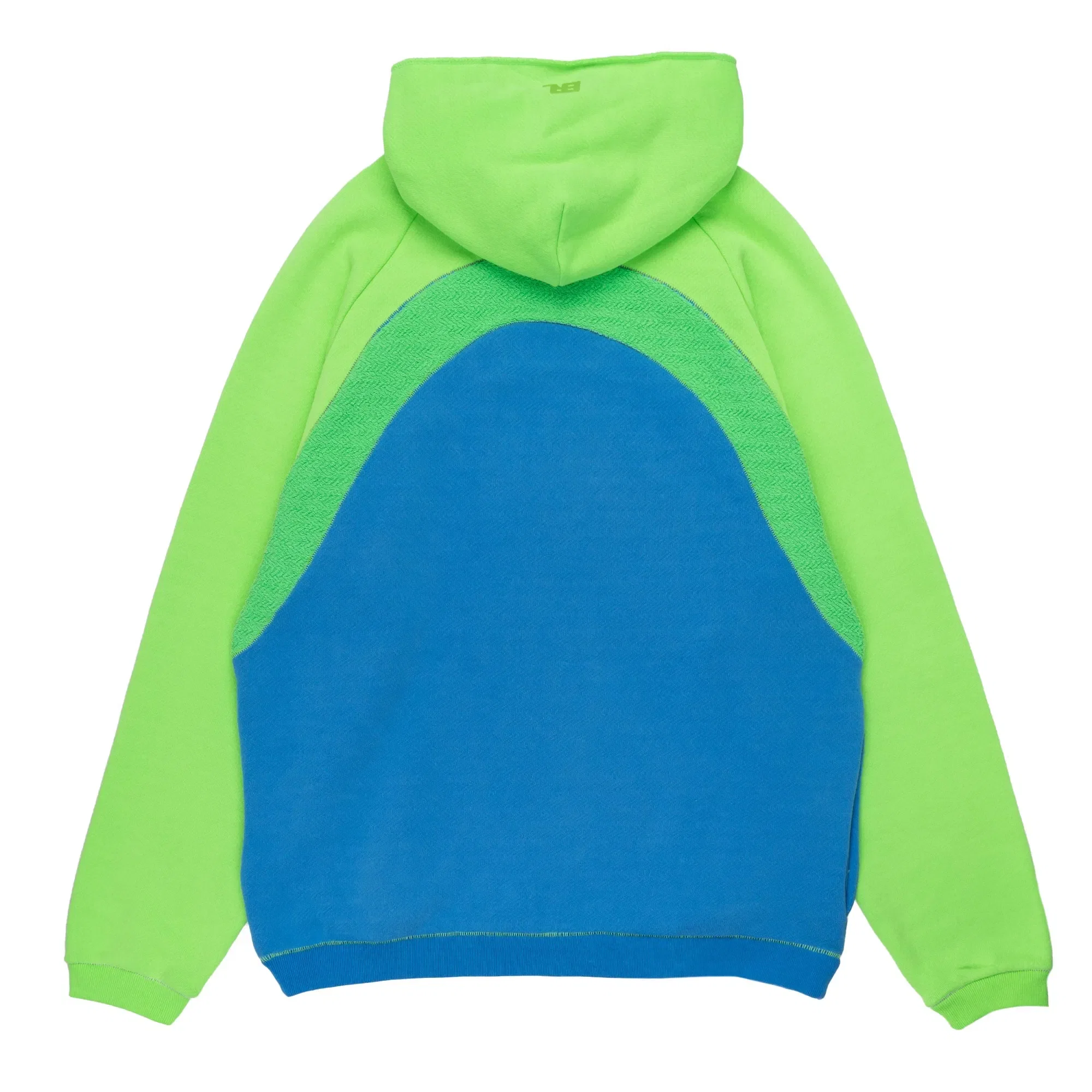 ERL Rainbow Hoodie Blue Neon ERL07T023