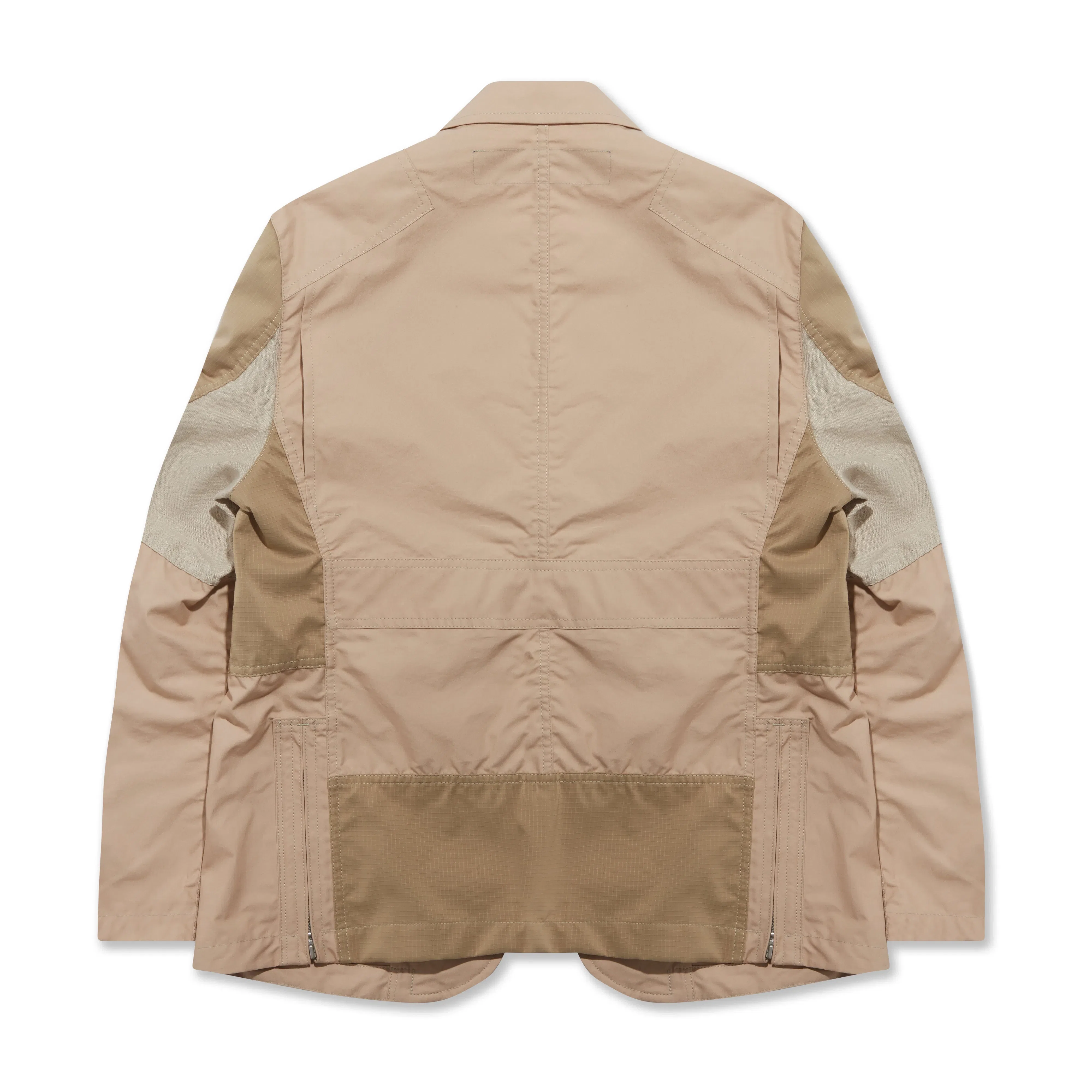 Junya Watanabe Cotton Ripstop Linen Jacket WK-J025-051-1-4 Beige