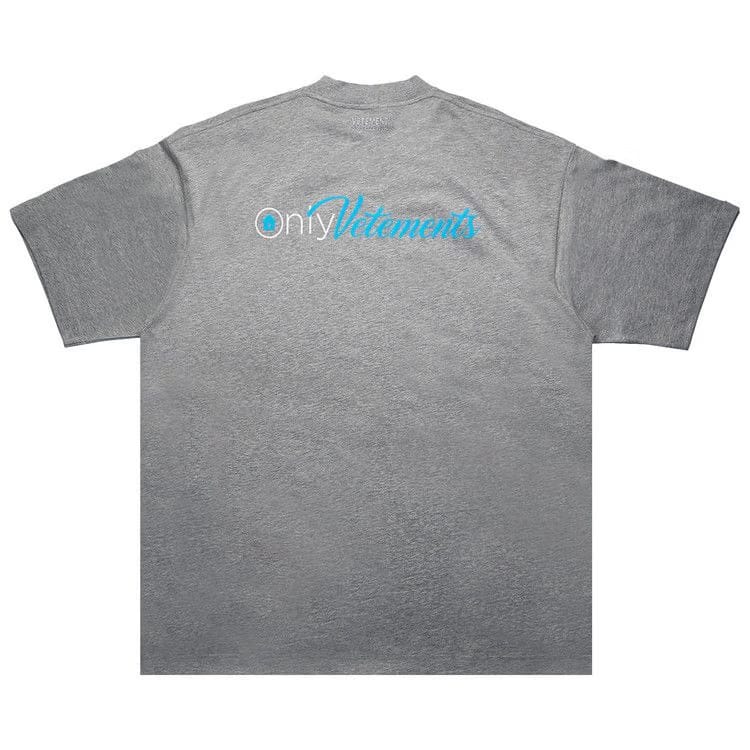 Vetements Only Vetements T-Shirt Grey Melange