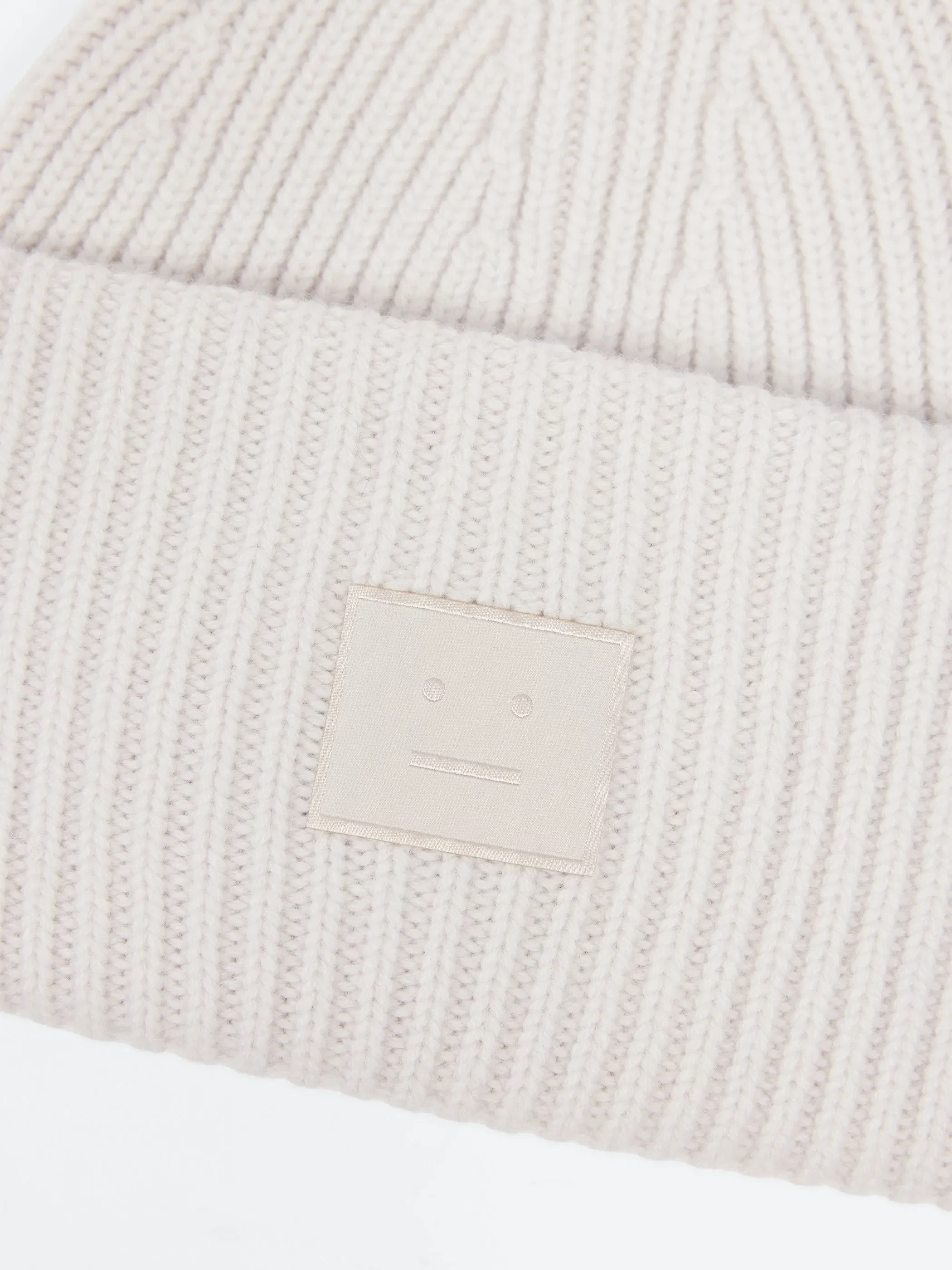 Acne Studios Large Face Logo Yak Beanie
