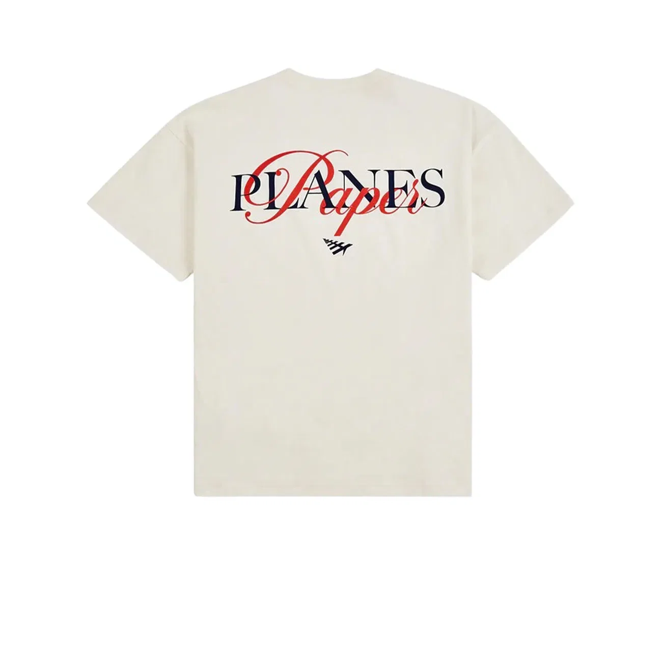 Paper Planes Mixed Script Tee (Eggshell)